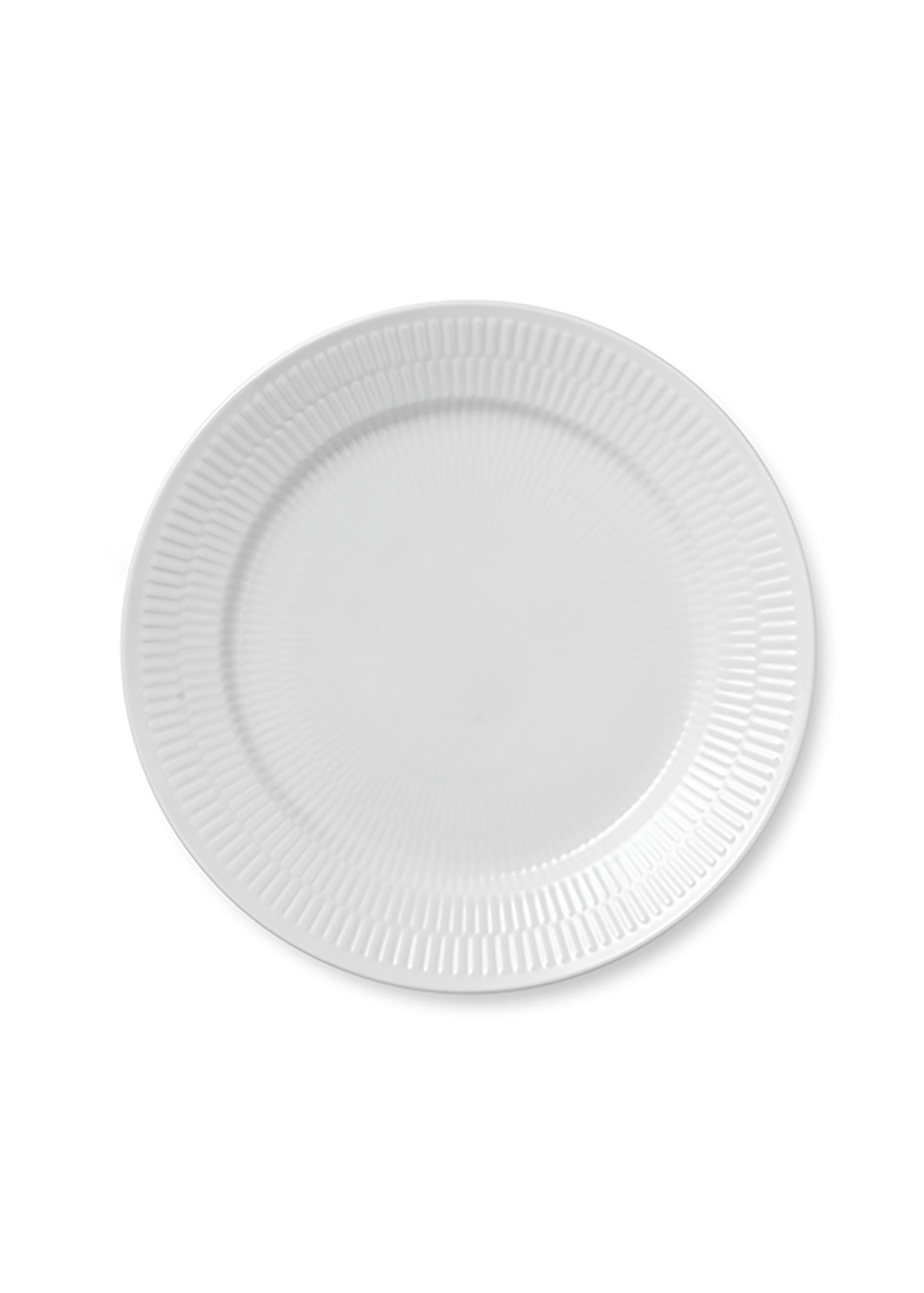 Royal Copenhagen - Disco - White Fluted - Plate - 27 cm