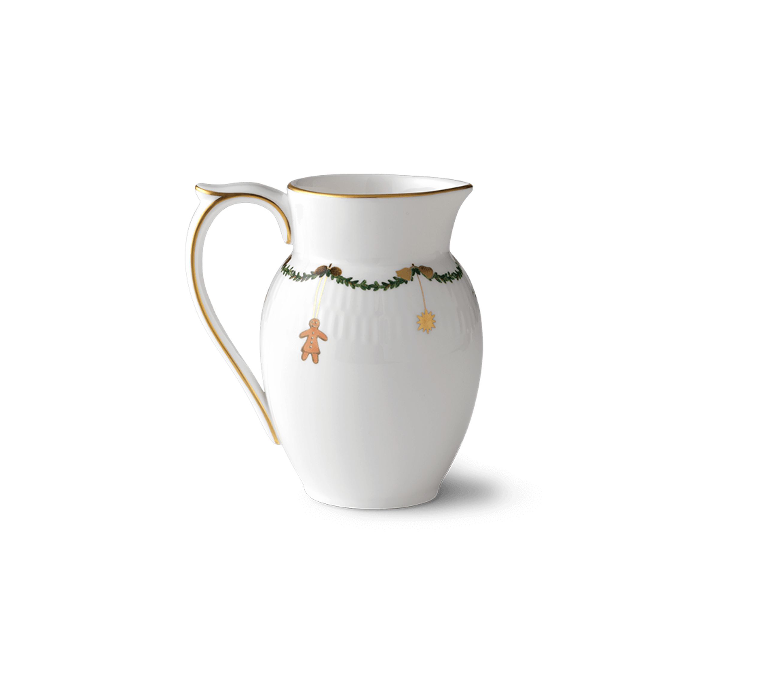 Royal Copenhagen - Porcelán - Star Ribbed Christmas - Serving Items - Creamer