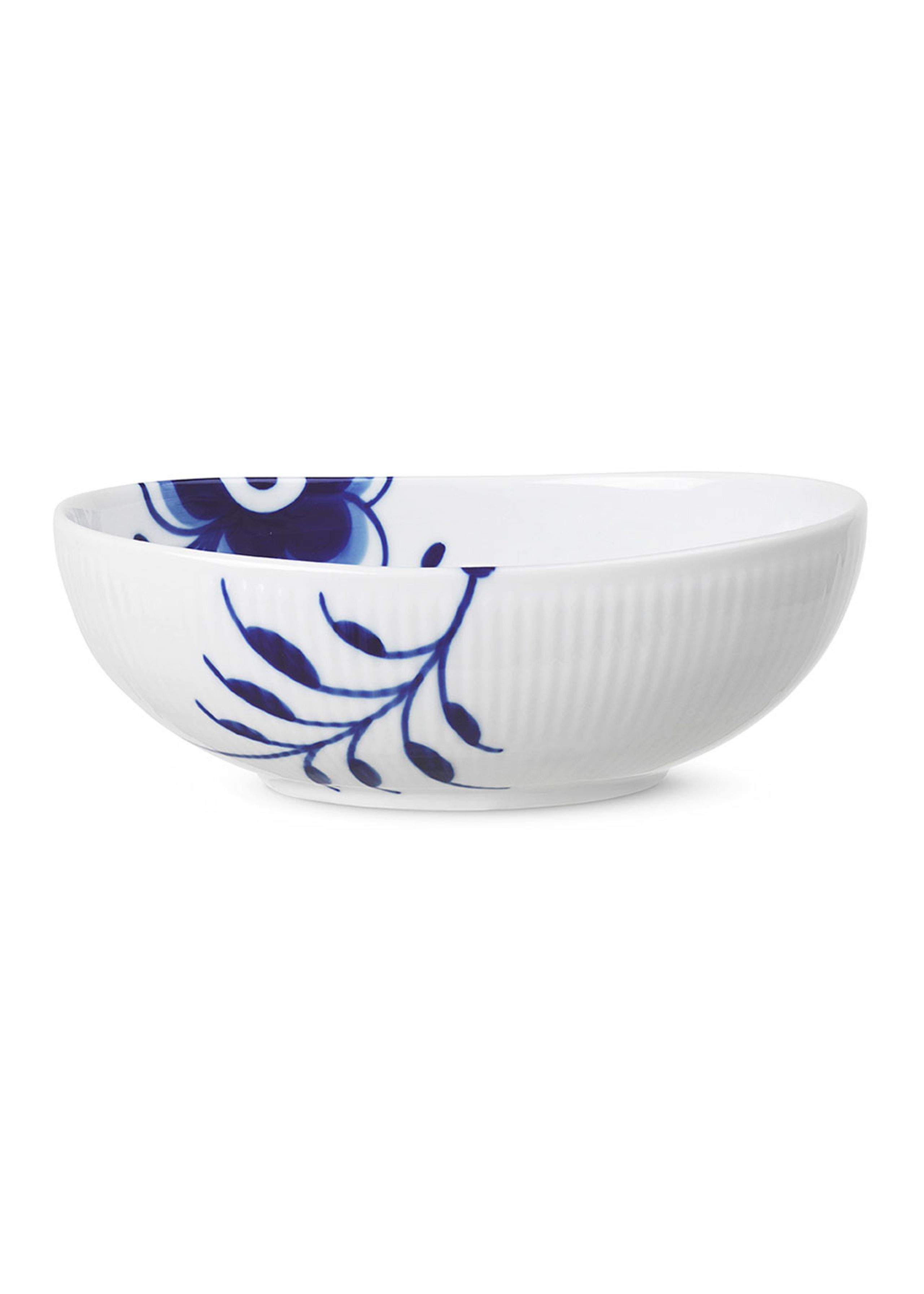 Royal Copenhagen - Bowl - Blue Fluted Mega - Bowls - Oval Skål - 37 cl