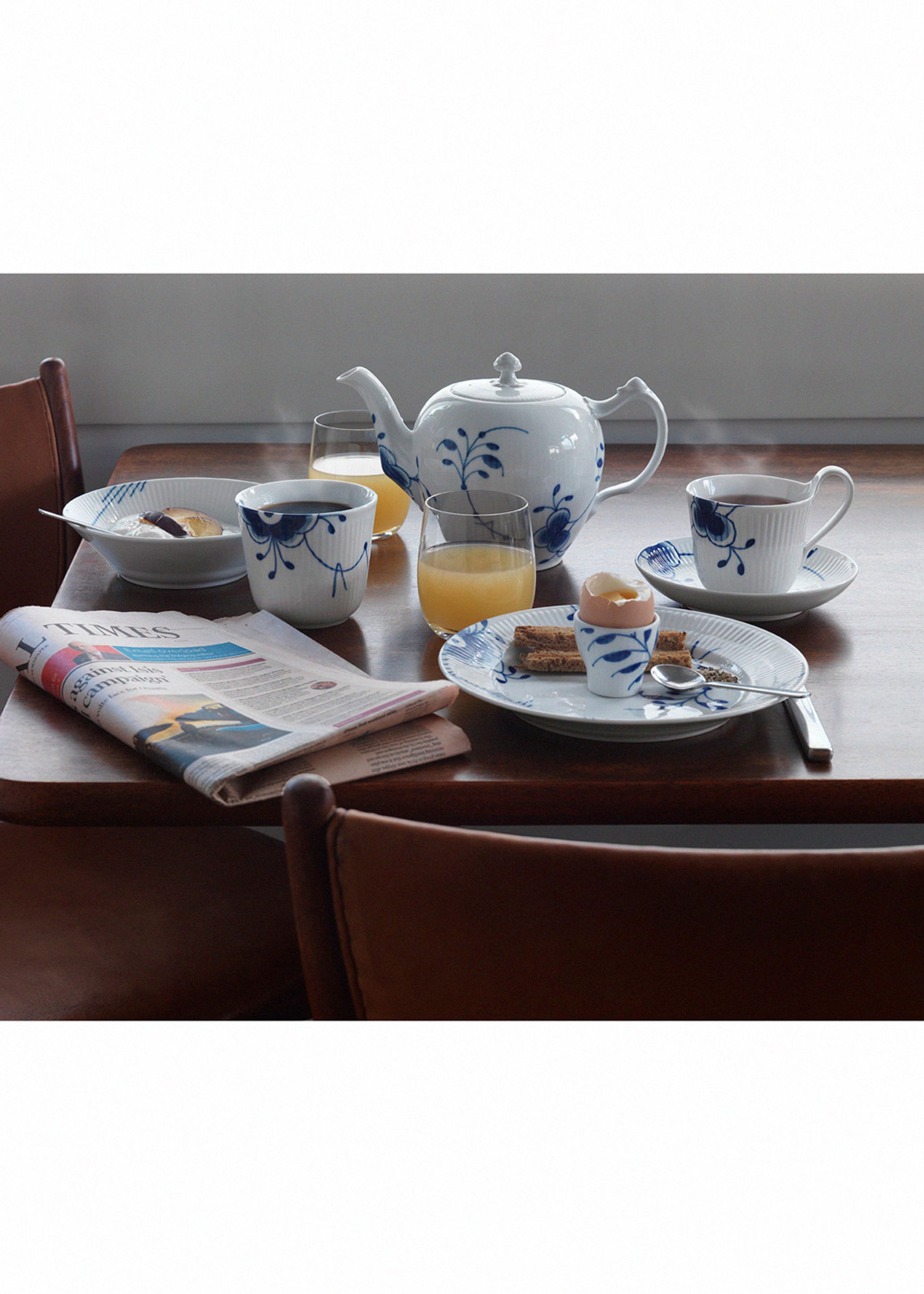 Royal Copenhagen - Bord - Blue Fluted Mega / Decoration 2 - Plates - Plate - 22 cm