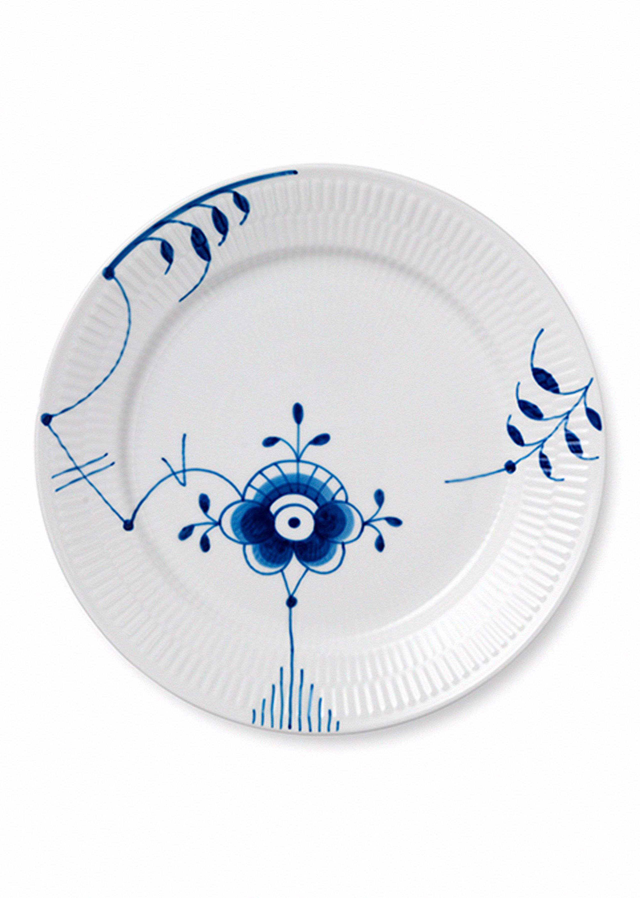 Royal Copenhagen - Disco - Blue Fluted Mega / Decoration 6 - Plates - Plate - 27 cm
