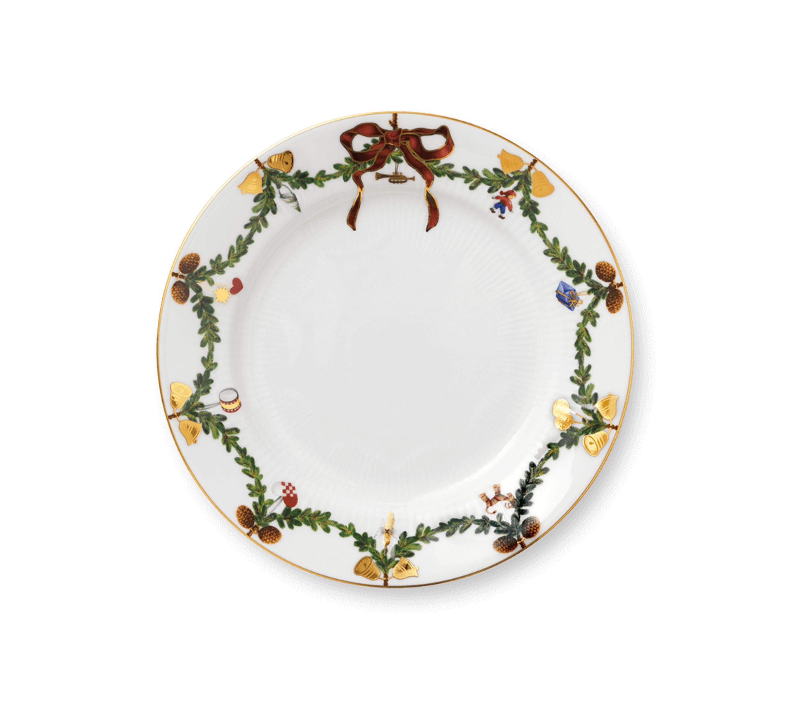 Royal Copenhagen - - Stjerne Riflet Jul - Tallerkner - 22 cm