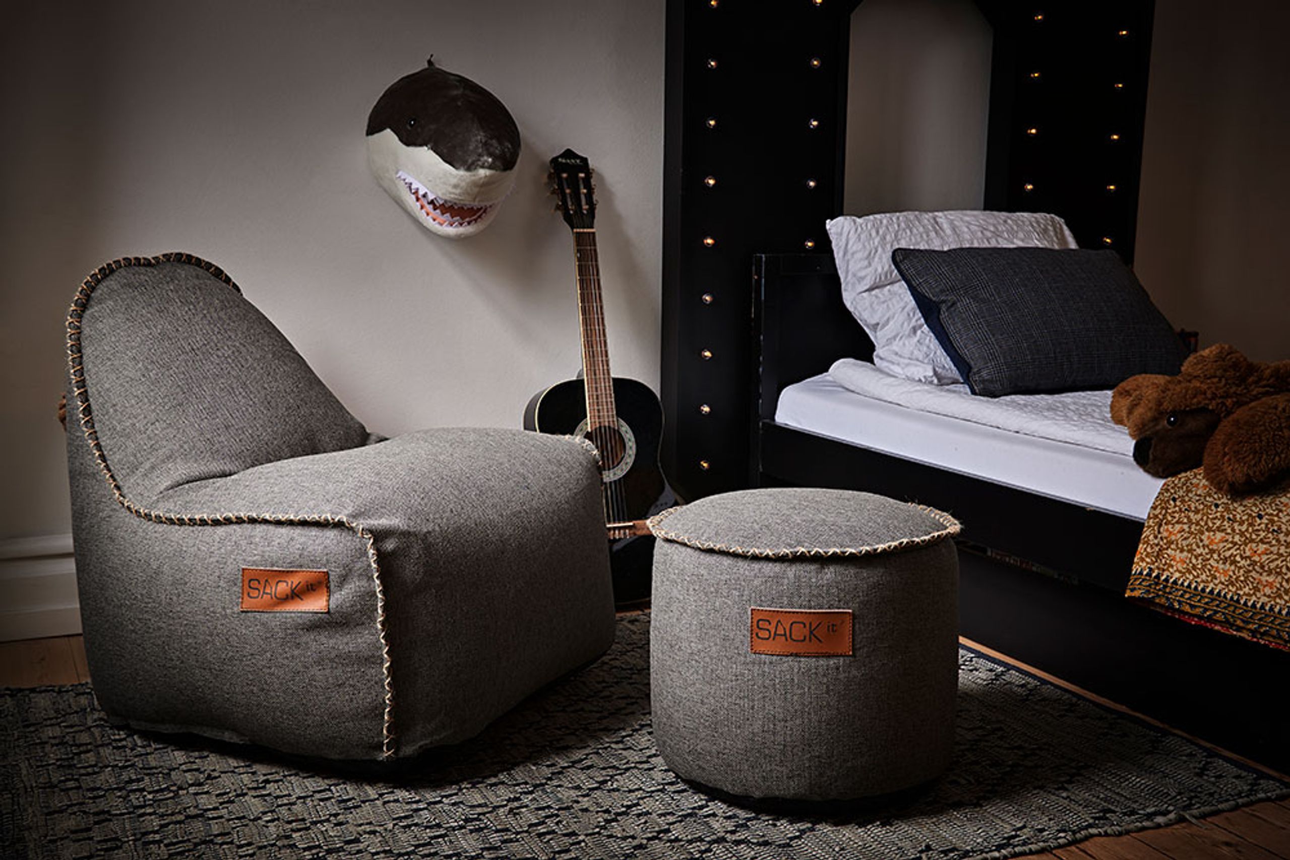 SACKit - Børne sækkestol - Cobana Junior Lounge Chair - Cobana Rose