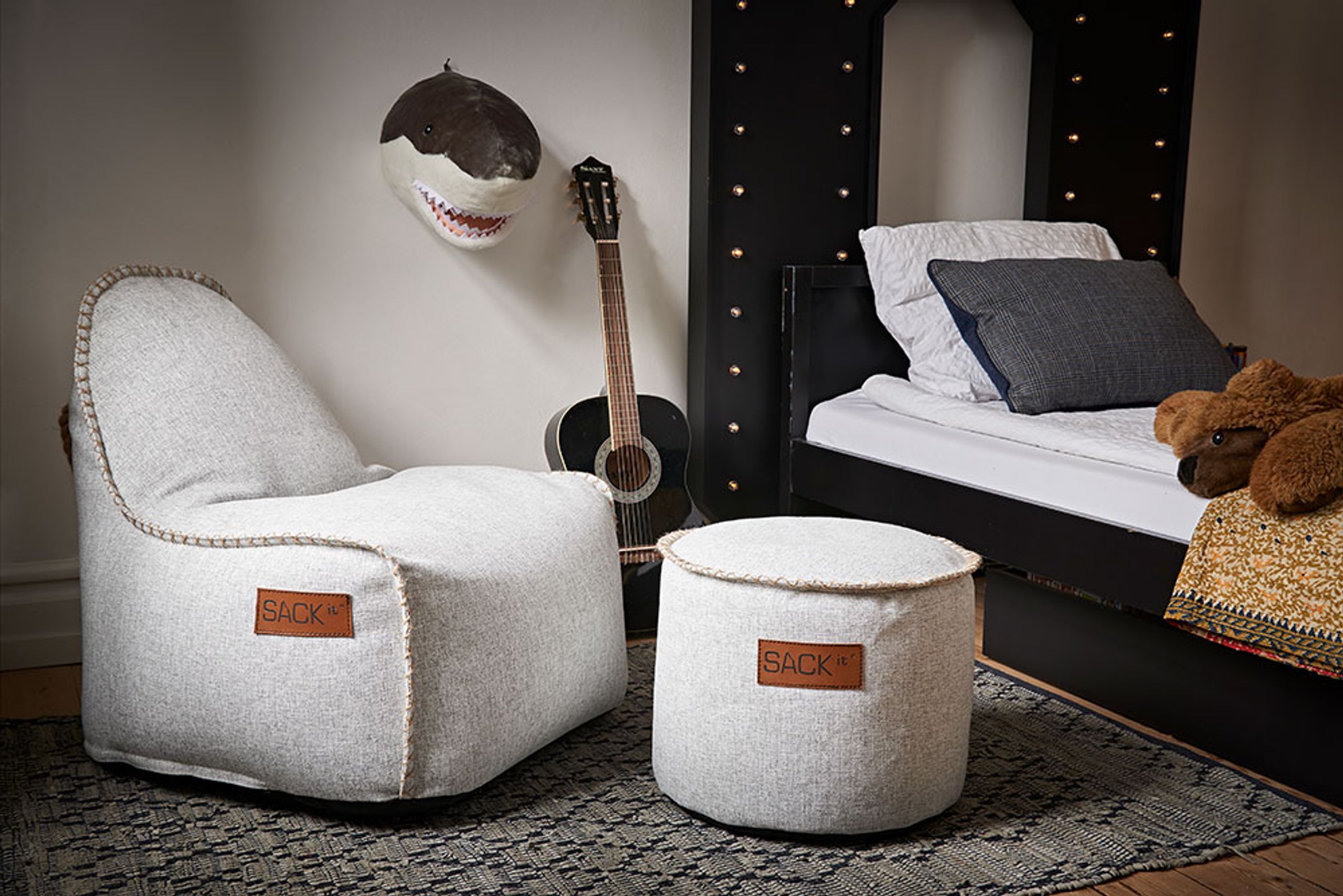 SACKit - Børne sækkestol - Cobana Junior Lounge Chair - Cobana Rose