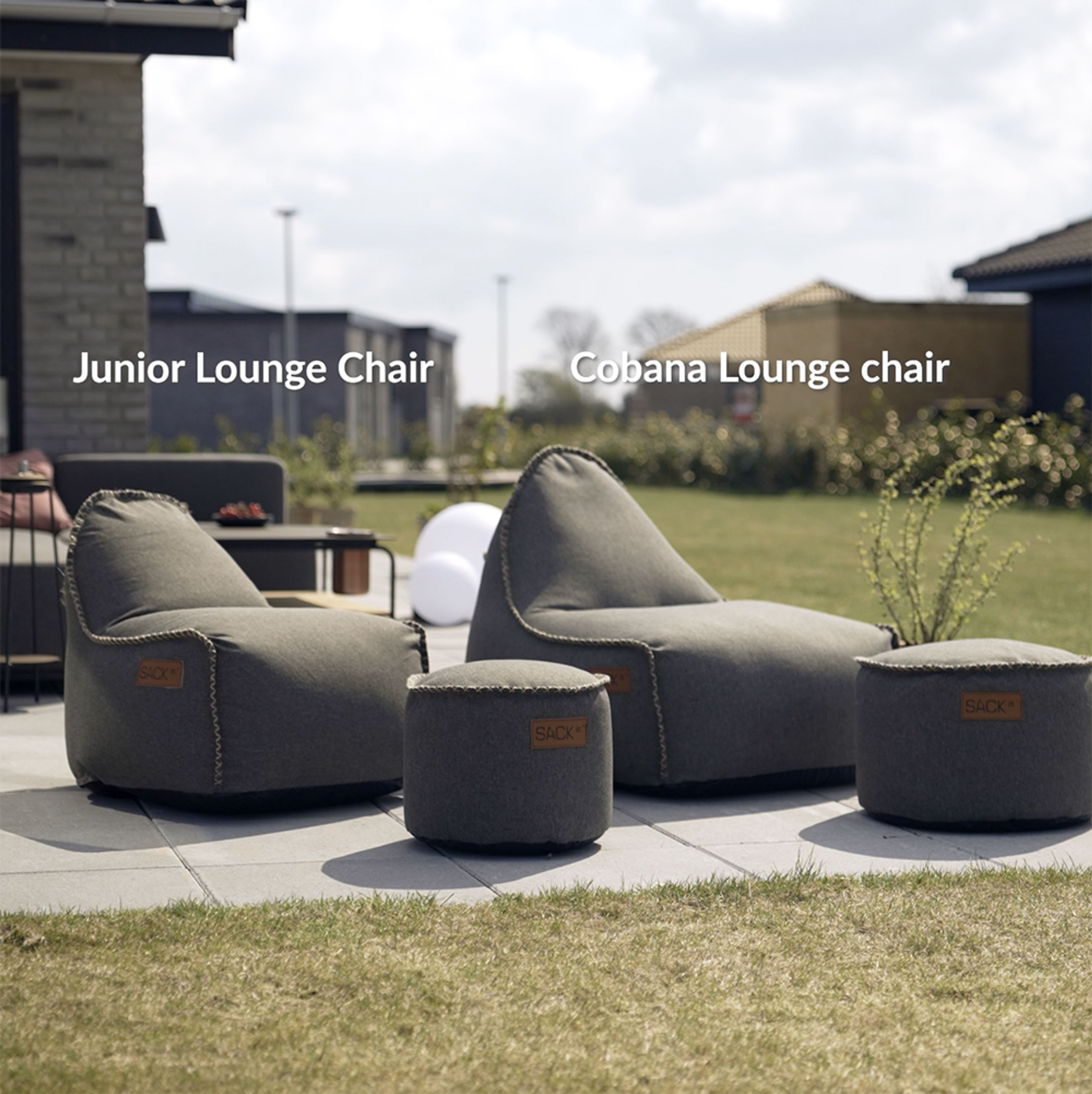 SACKit - Children's Pouf - Cobana Junior Pouf - Cobana Grey