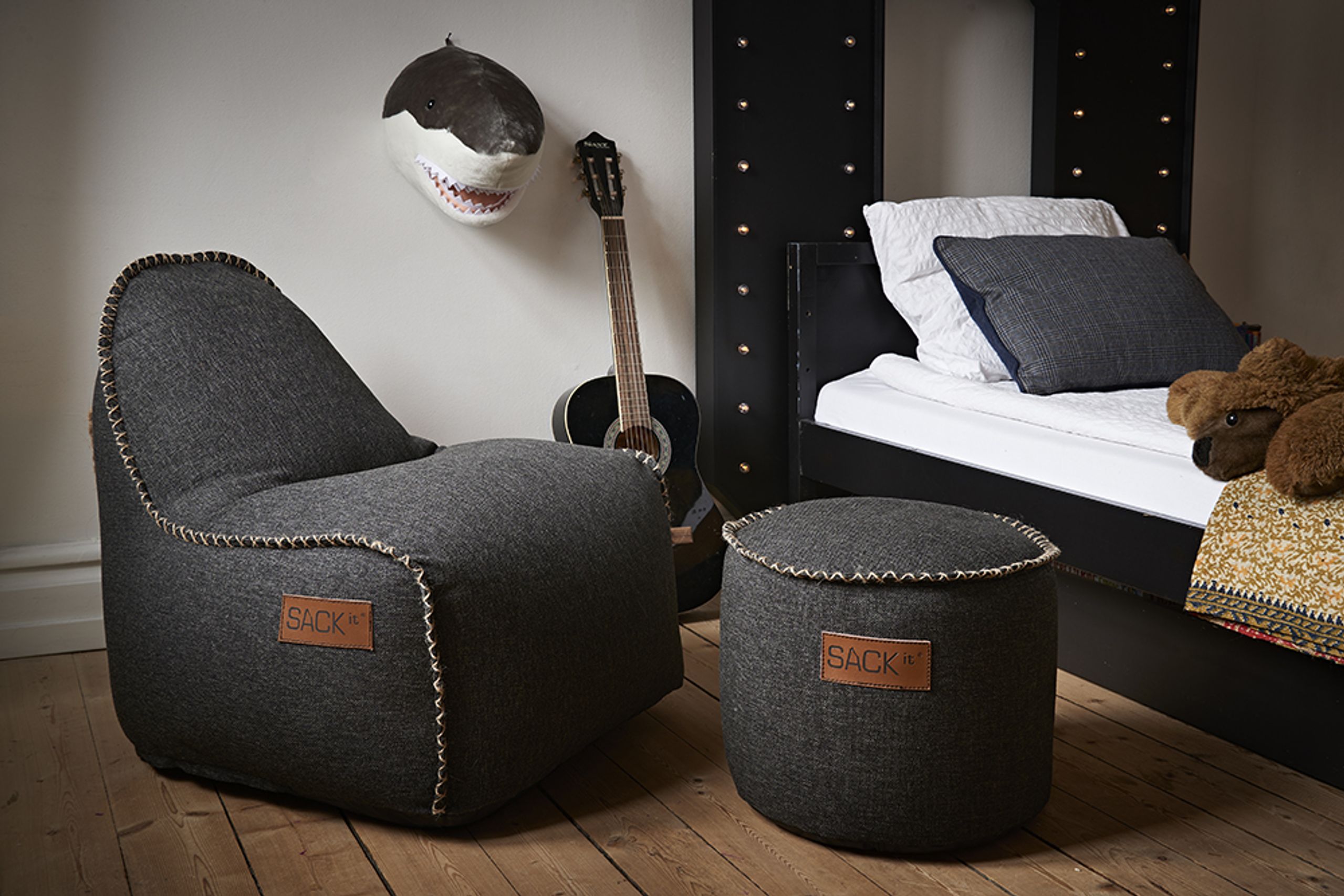 SACKit - Children's Pouf - Cobana Junior Pouf - Cobana Grey