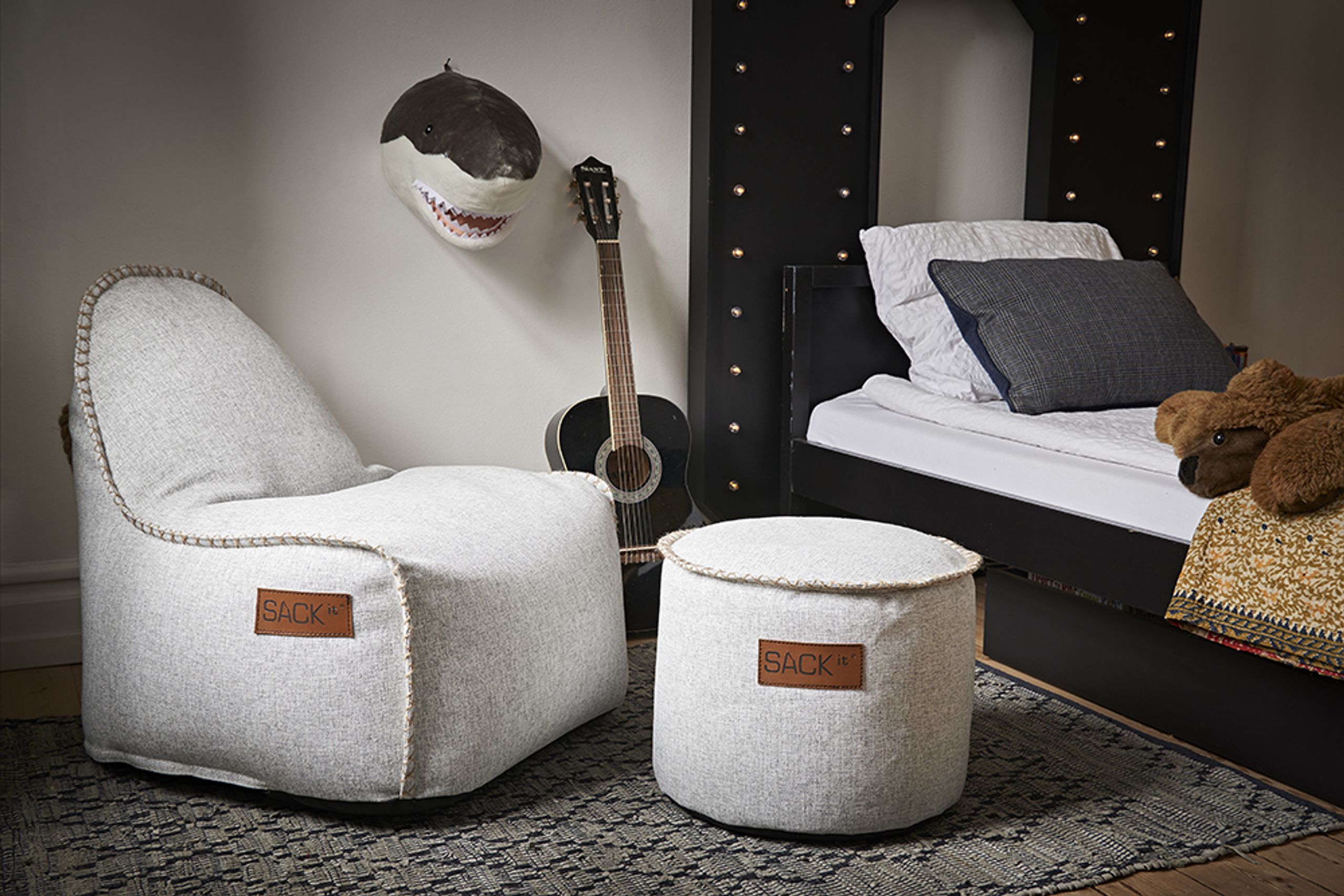 SACKit - Children's Pouf - Cobana Junior Pouf - Cobana Grey