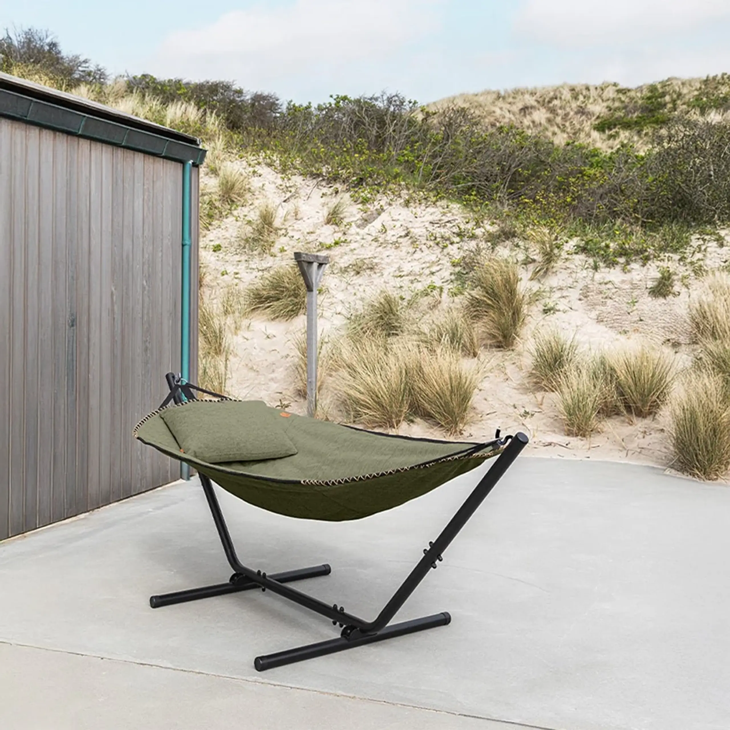 SACKit - Hängematte - Cobana Hammock - Kirra Indigo / Taupe Alu Frame