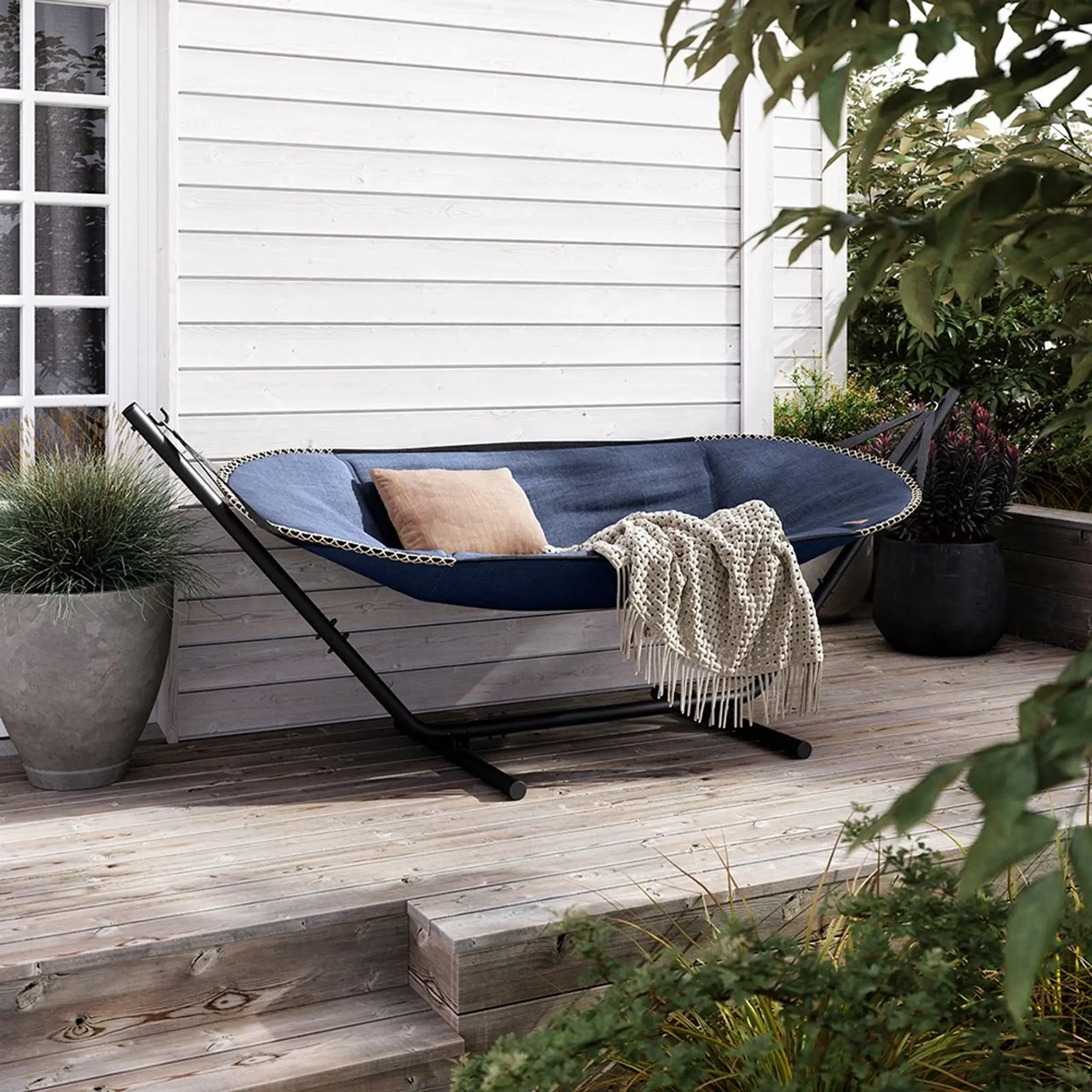 SACKit - Hängematte - Cobana Hammock - Kirra Sand / Taupe Alu Frame