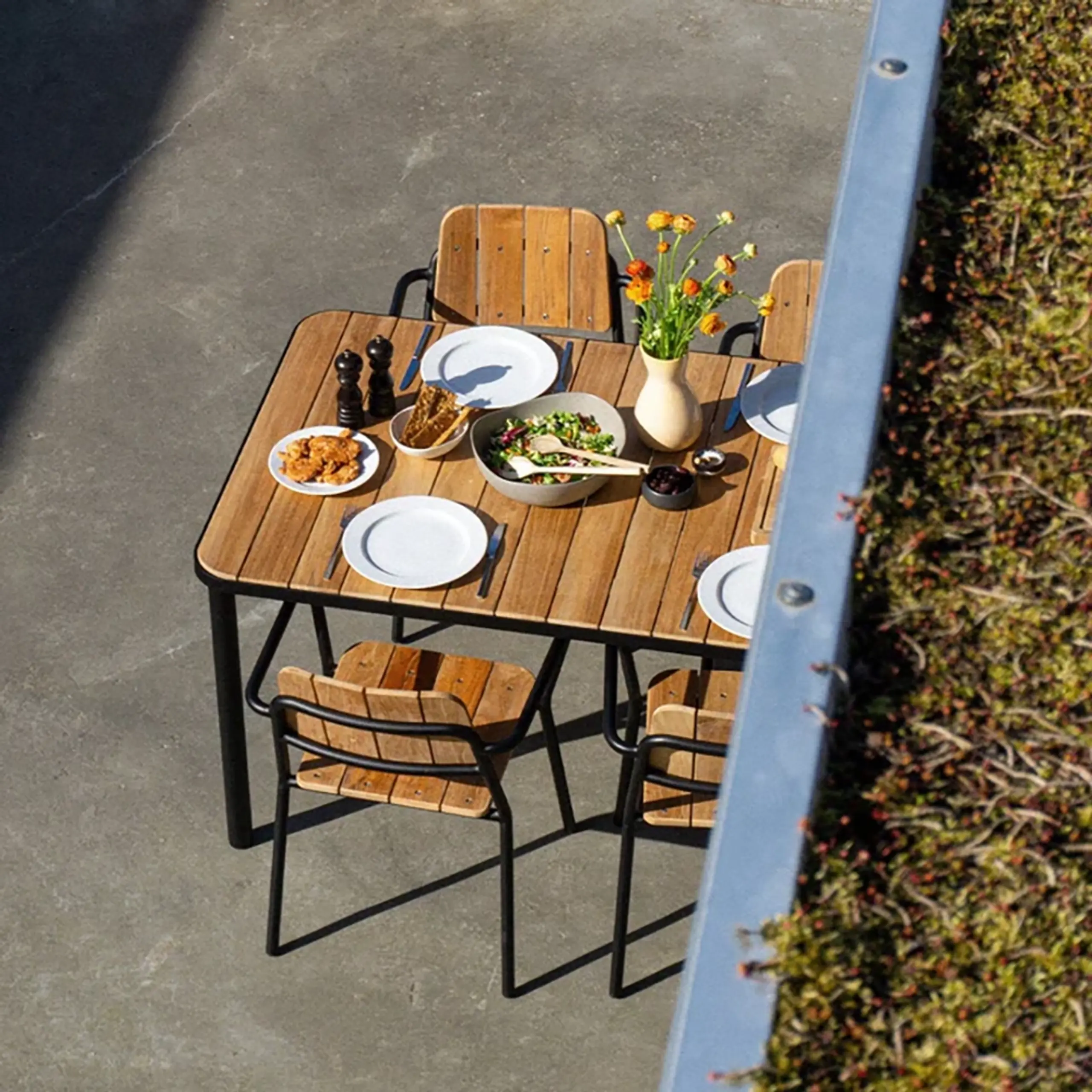 SACKit - Garden table - Kirra Dining Table - Black - 150x90