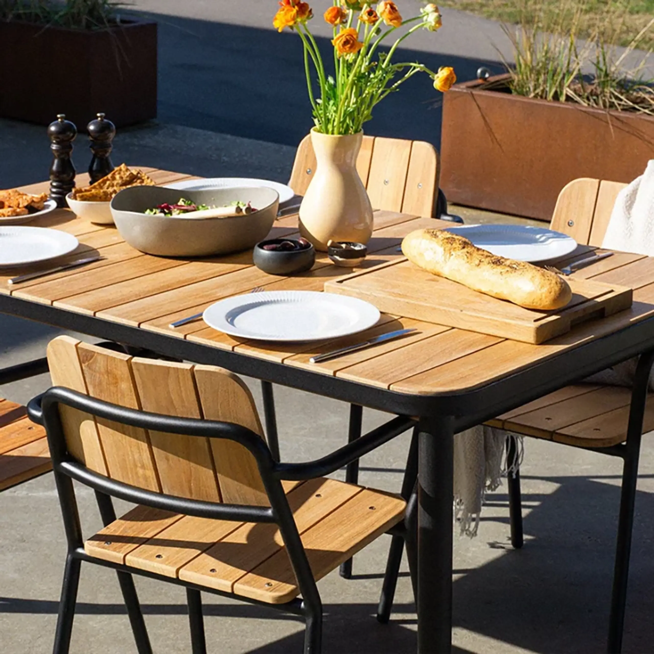 SACKit - Stół ogrodowy - Kirra Dining Table - Taupe - 150x90