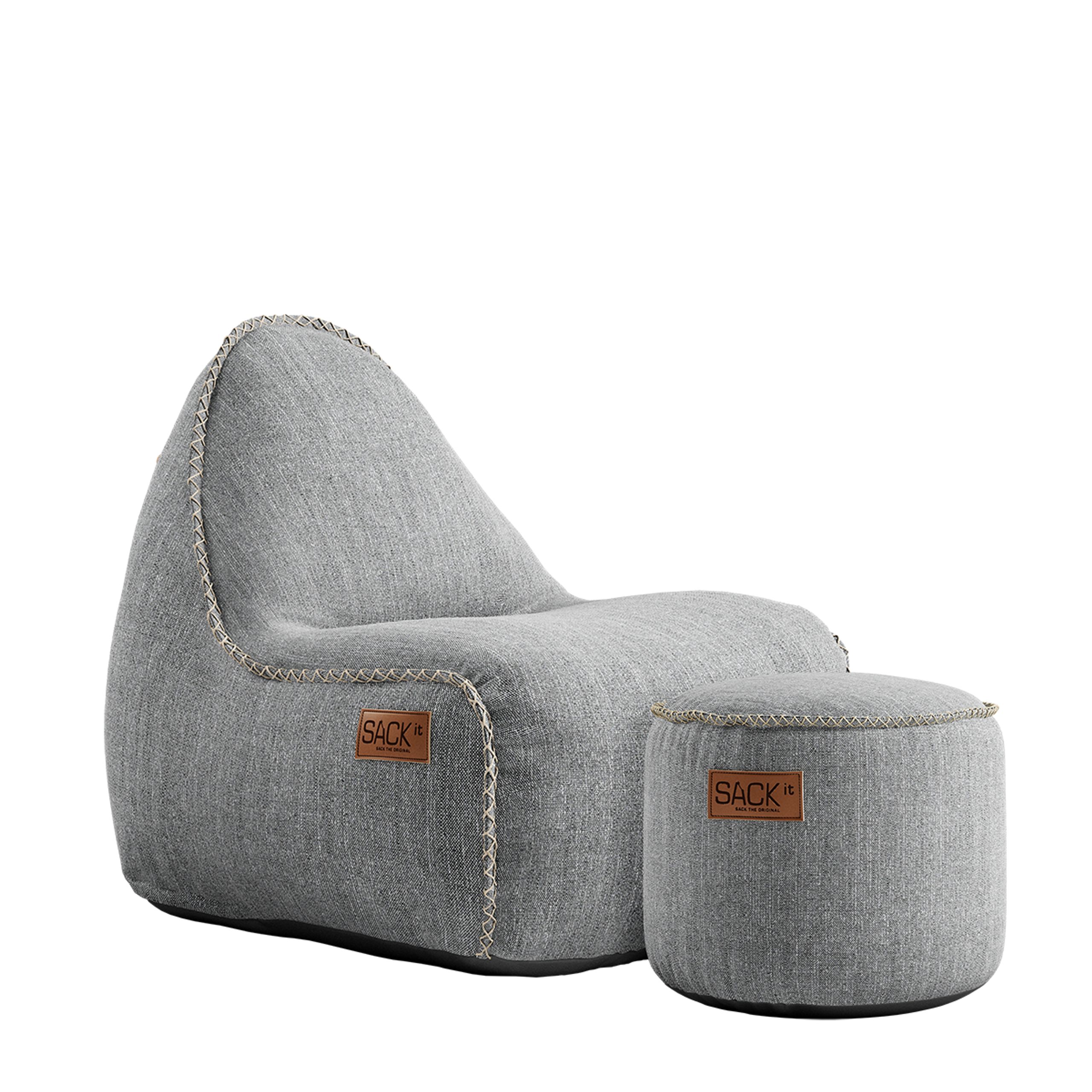SACKit - Fauteuil pouf pour enfants - Cobana Junior Lounge Chair & Pouf - Cobana Sand Melange