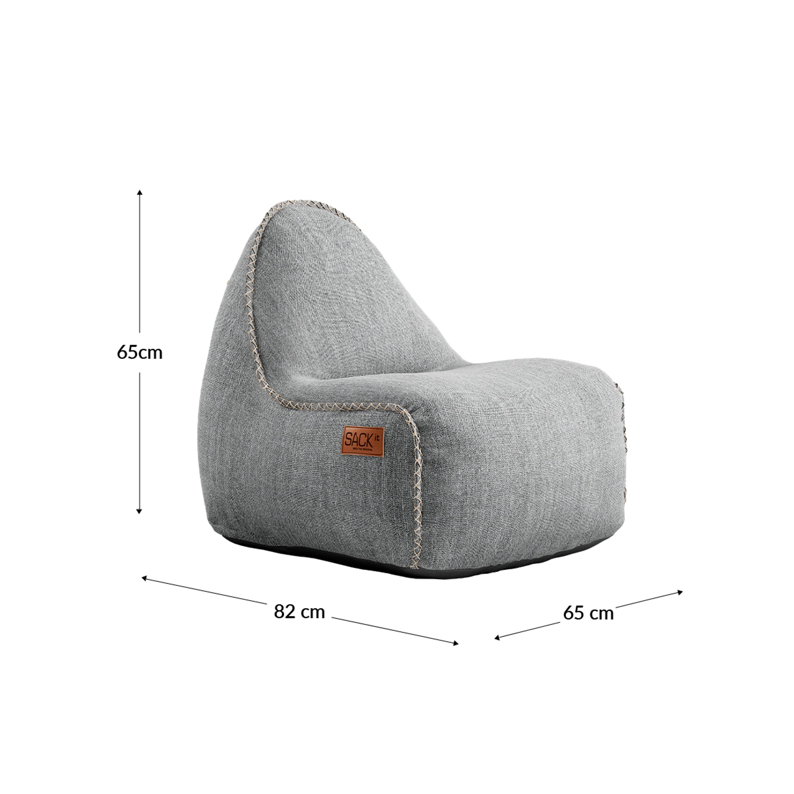 SACKit - Fauteuil pouf pour enfants - Cobana Junior Lounge Chair & Pouf - Cobana Sand Melange