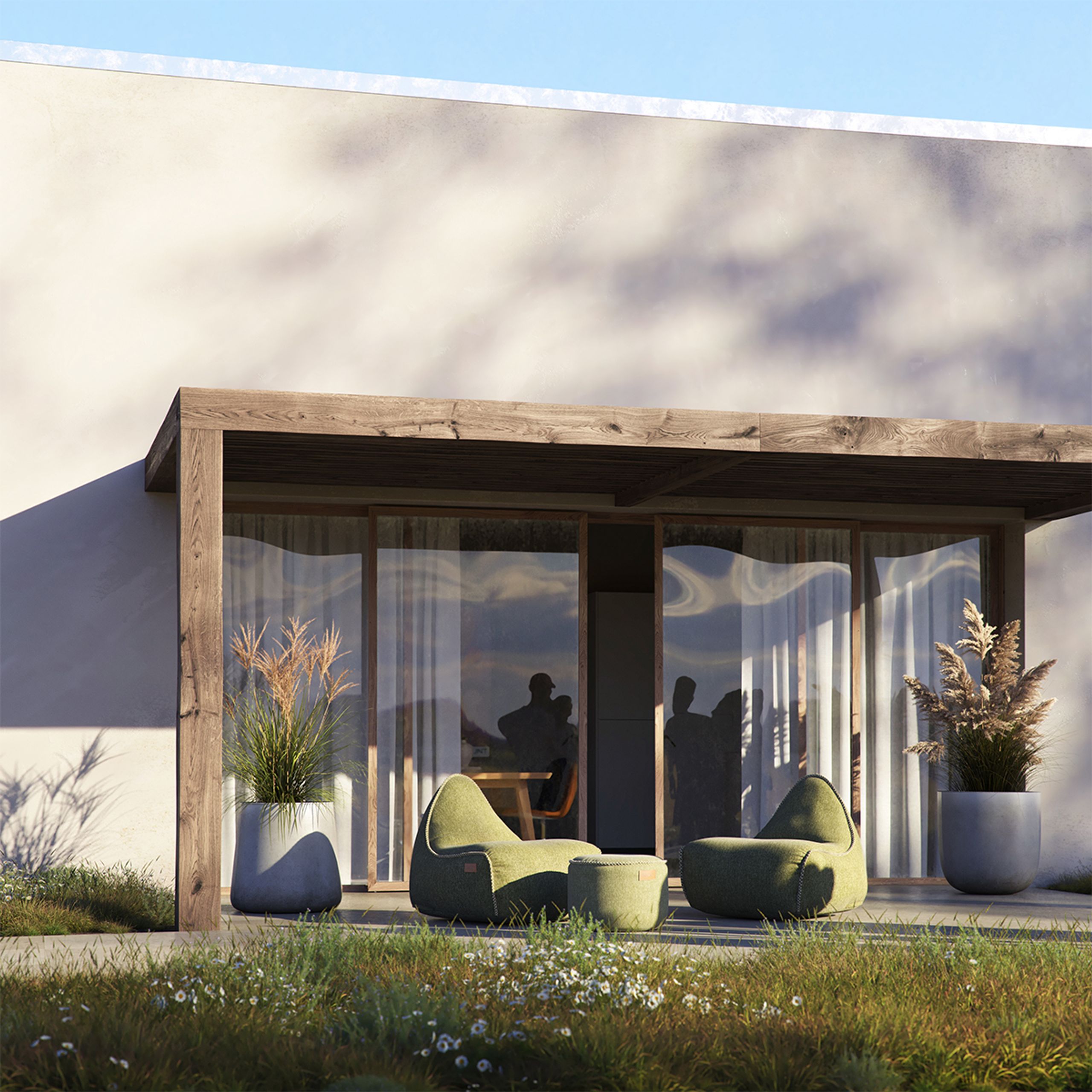 SACKit - Luz vegetal - Cobana Lounge Chair - Kirra Olive