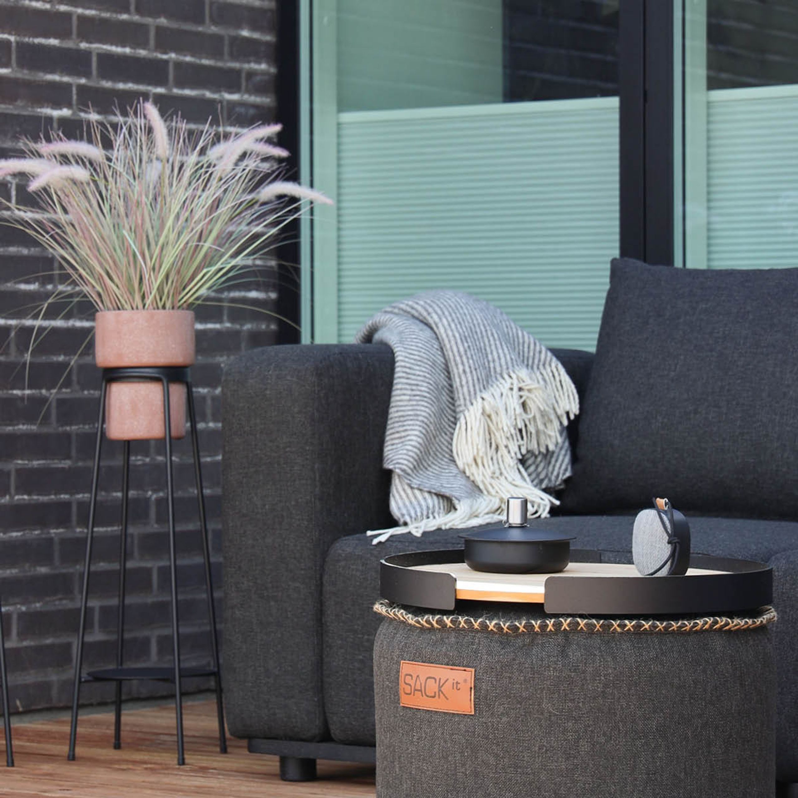 SACKit - Learning tower - Cobana Lounge Sofa - Corner Section - Cobana Black