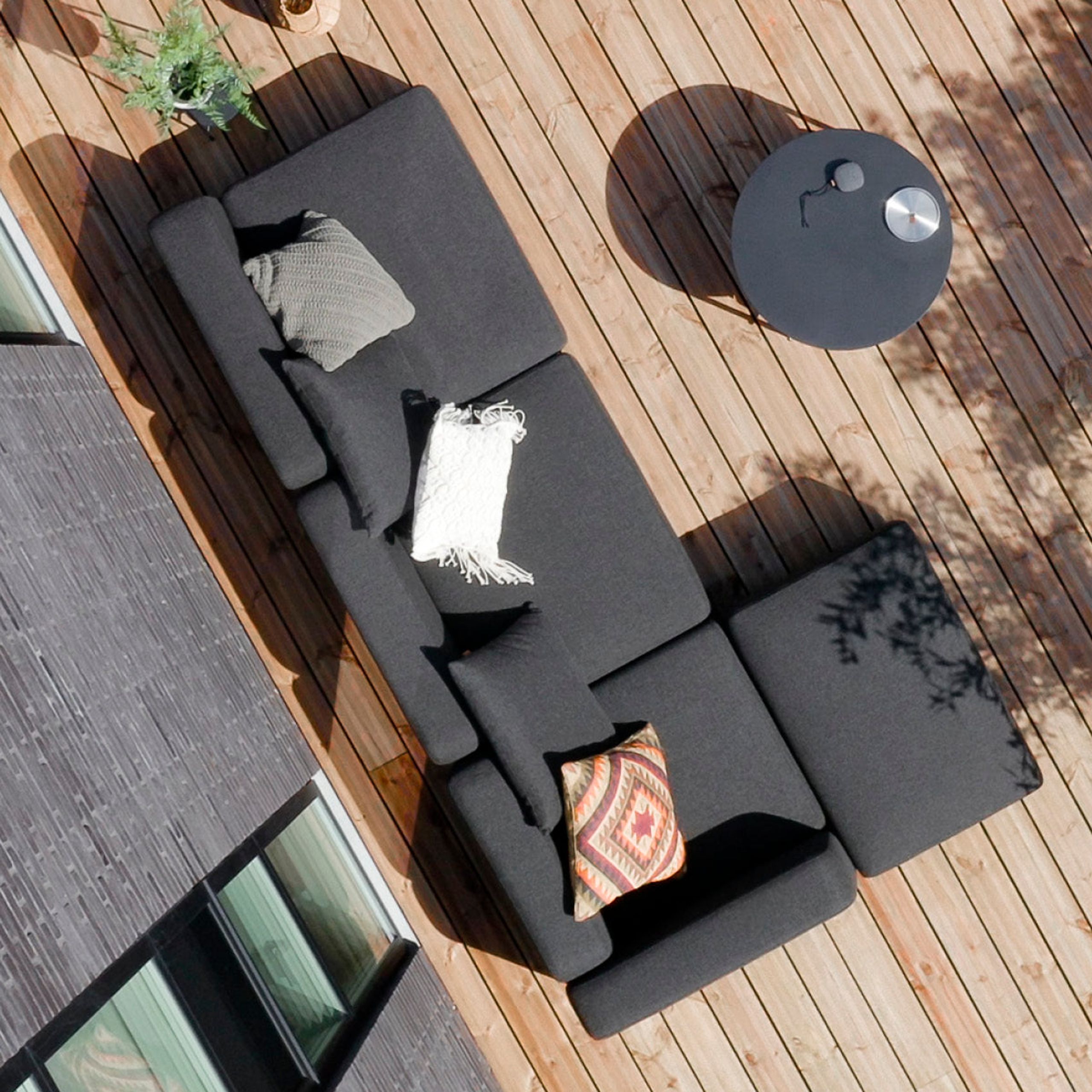 SACKit - Zahradní pohovka - Cobana Lounge Sofa - Pouf - Cobana Black