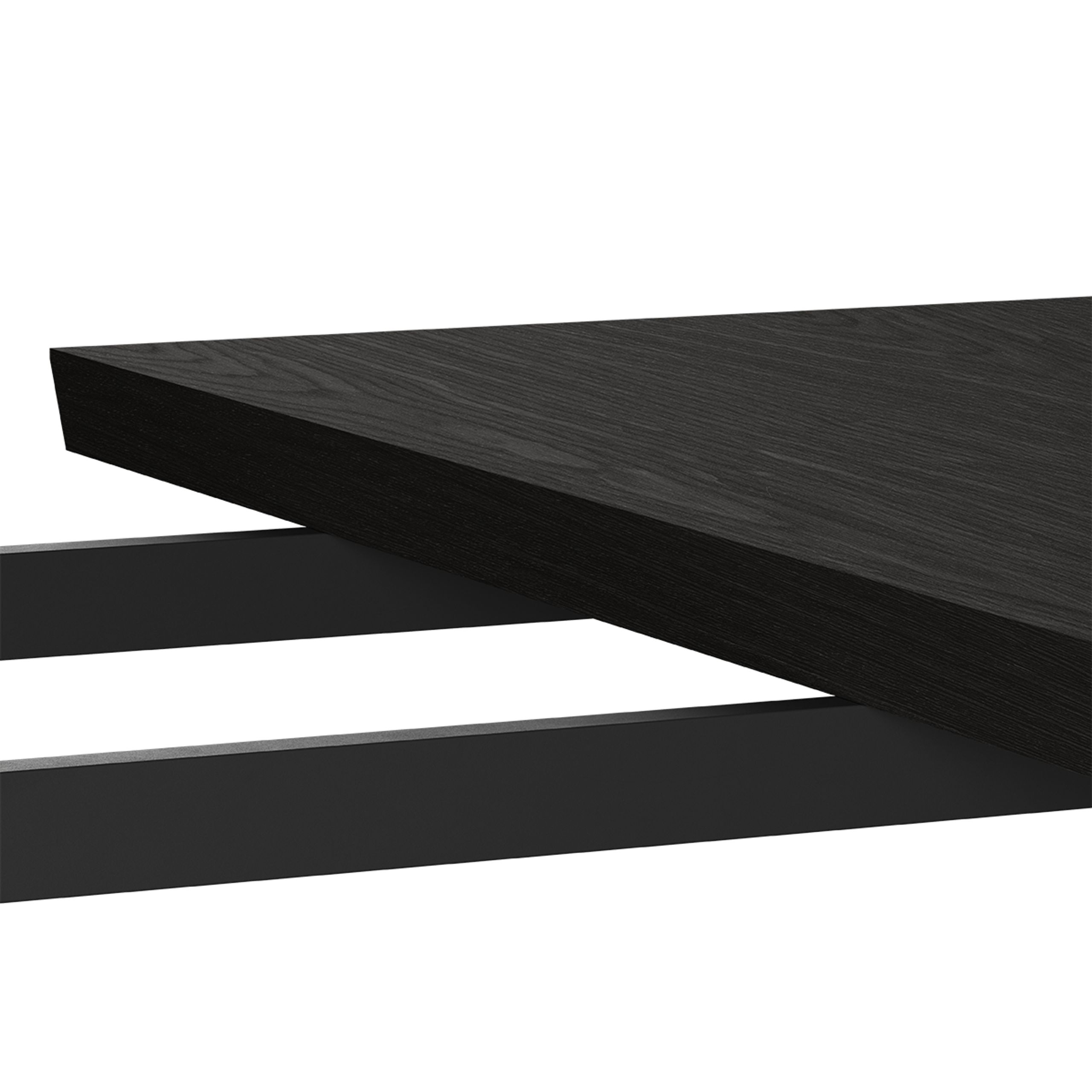 SACKit - Iläggsskiva - Edge Dining Table - Extension Leaf 60x90 - Black