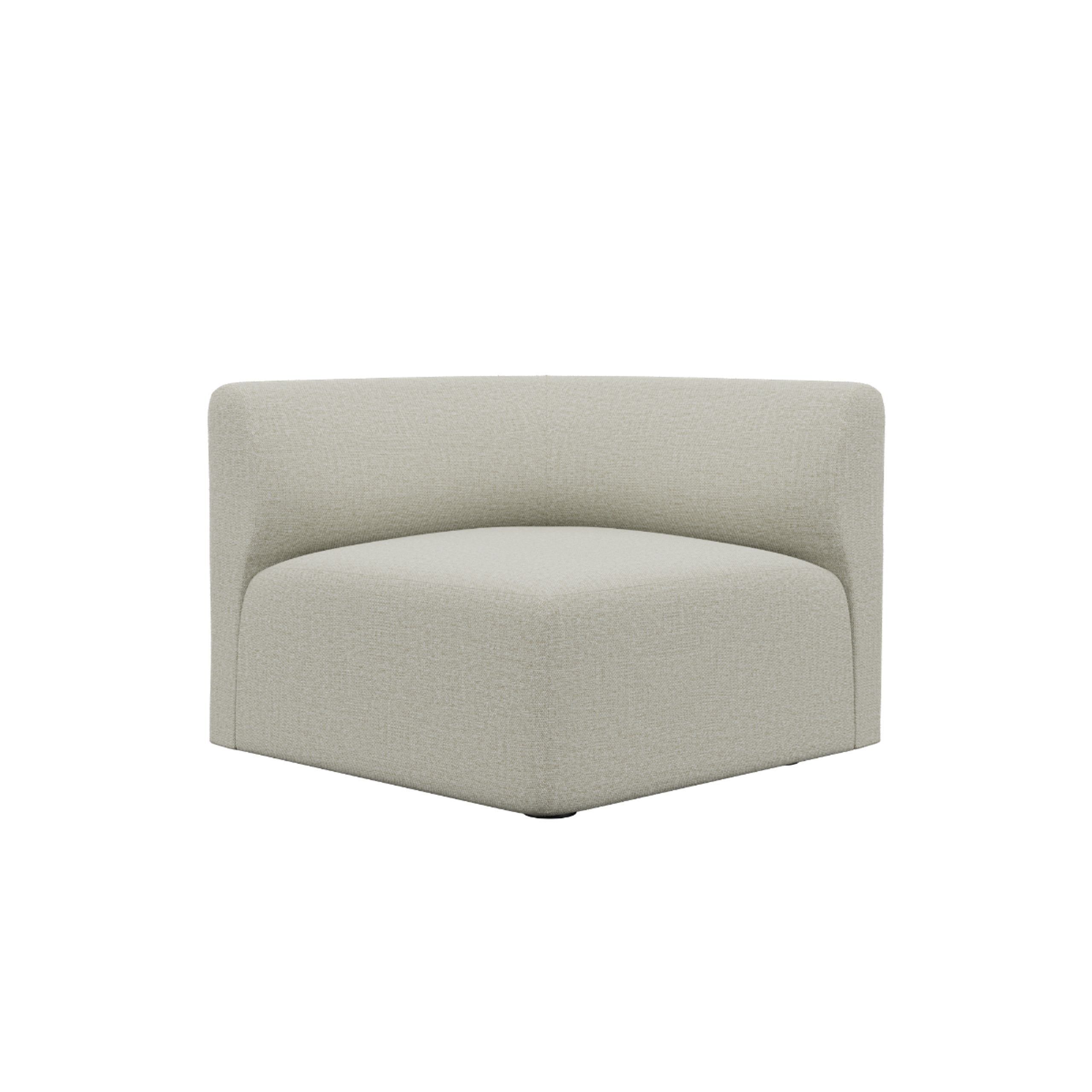 SACKit - Modulsofa - Fjord Sofa - Corner Section Left - Cosmo Beige