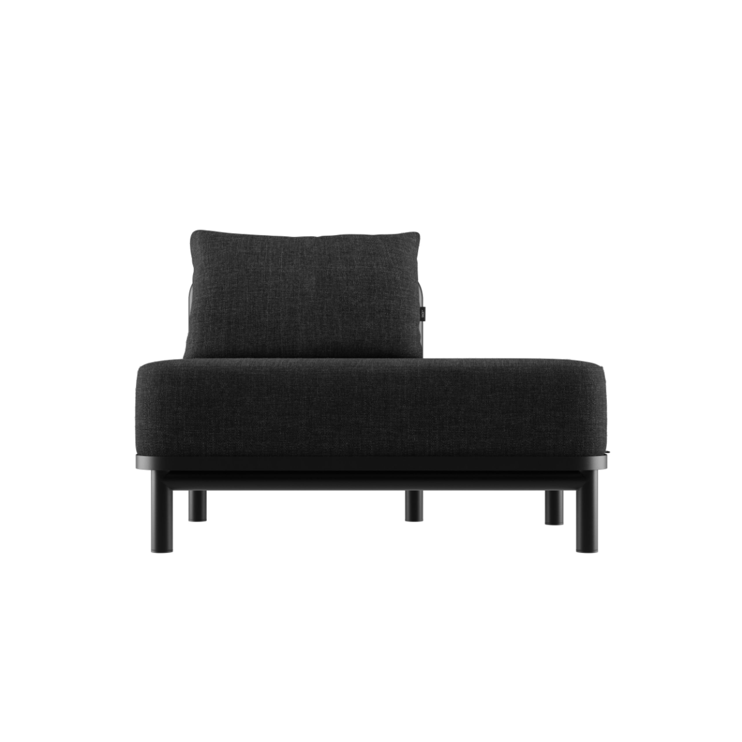 SACKit - Børnestel - Kirra Lounge Sofa - Open End Left - Kirra Noir