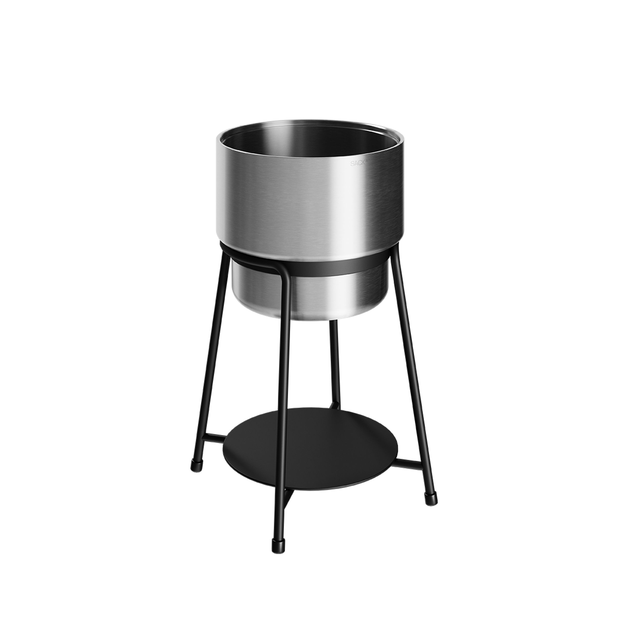 SACKit - Children's clothing hanger - Patio Accessory Stand - Ø22 - Black