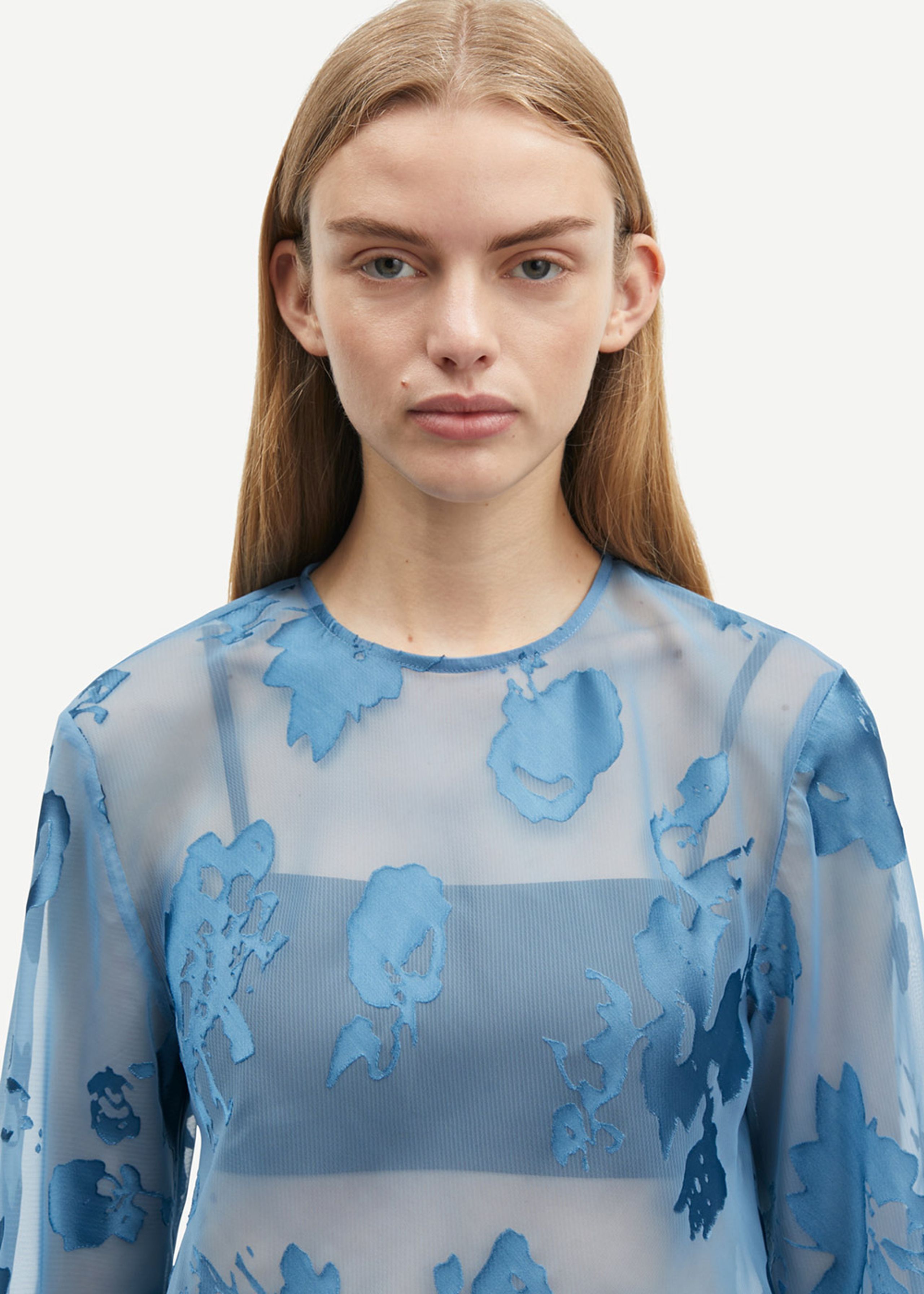 Samsøe & Samsøe - Blouse - SAMadda Blouse - Blue Heaven