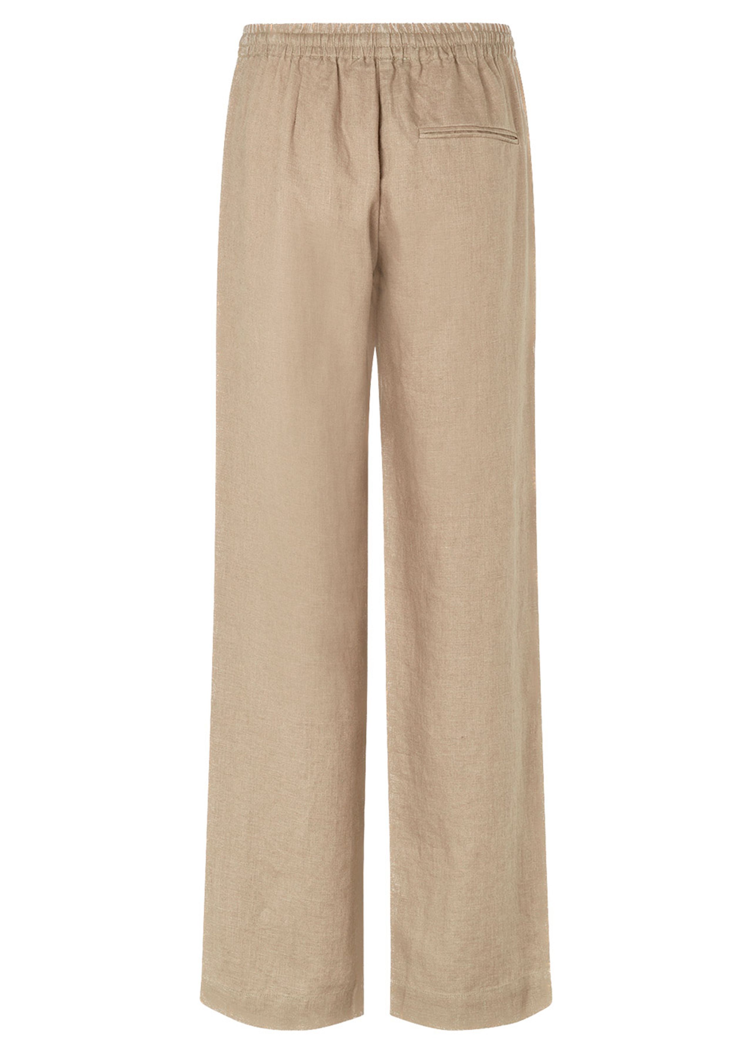 Samsøe & Samsøe - Housut - Hoys String Trousers - Chinchilla
