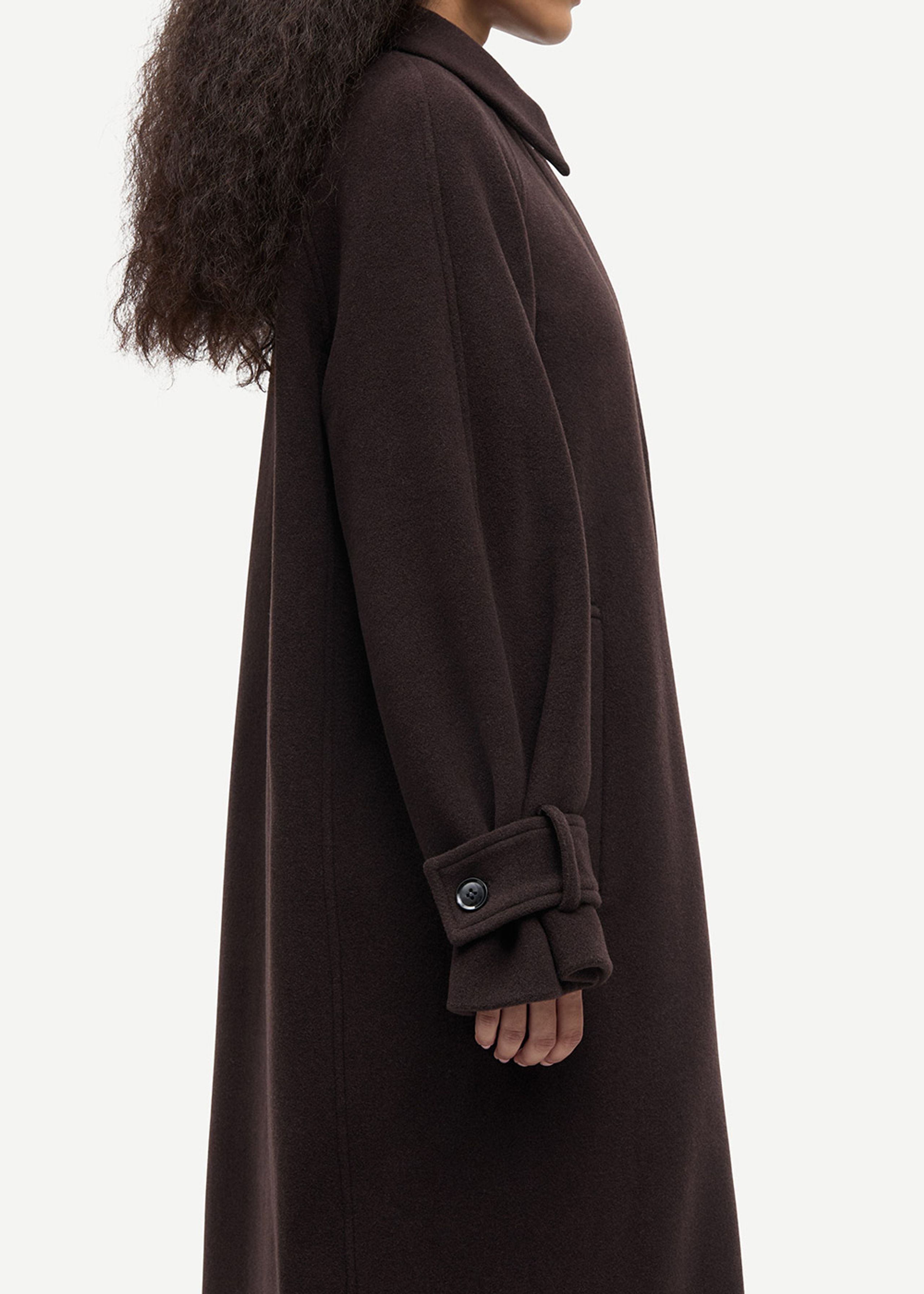 Samsøe Samsøe - Frakke - Alma Coat - Mole