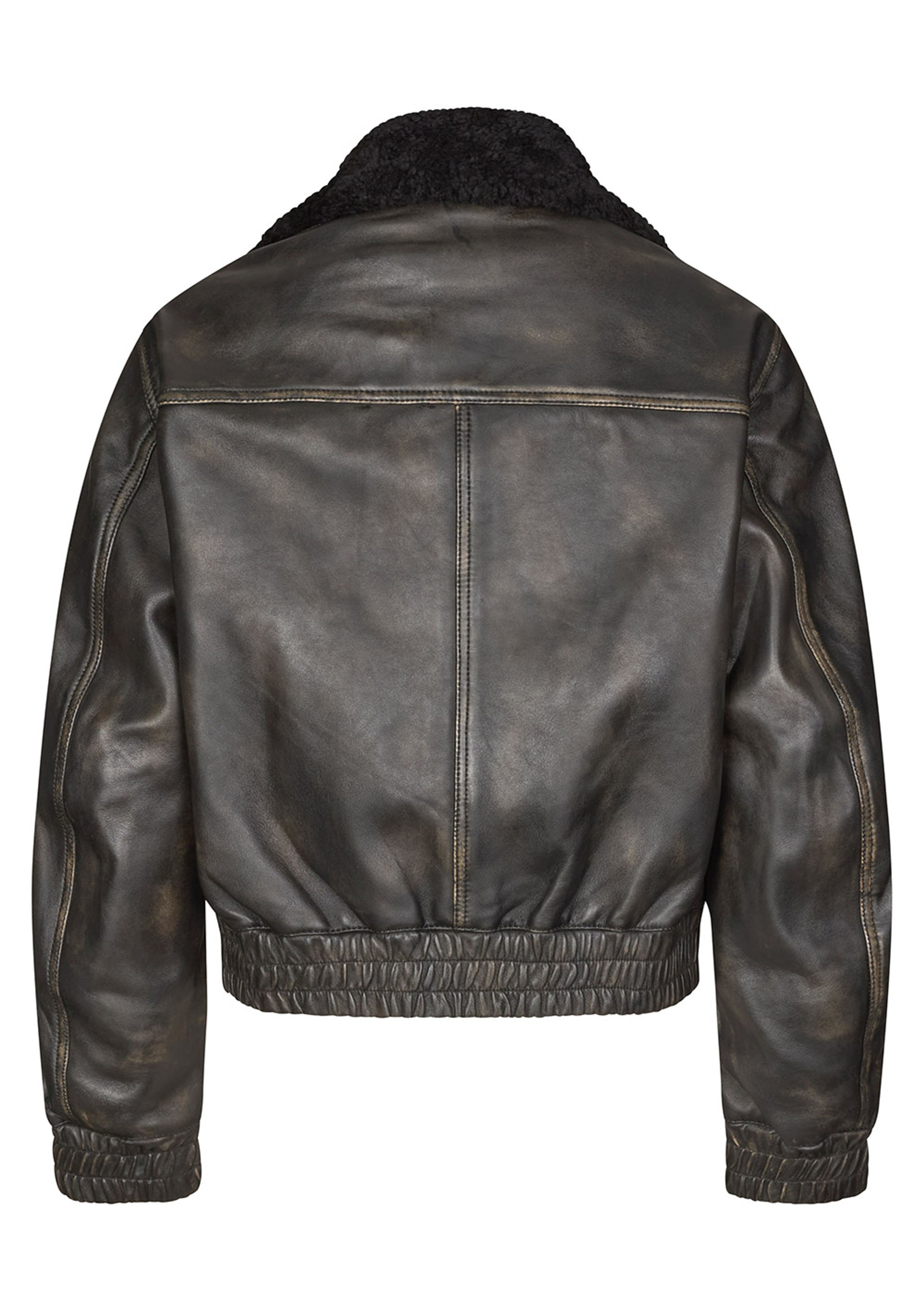 Samsøe & Samsøe - Jacket - Sameadow Bomber - WASHED BLACK OLIVE