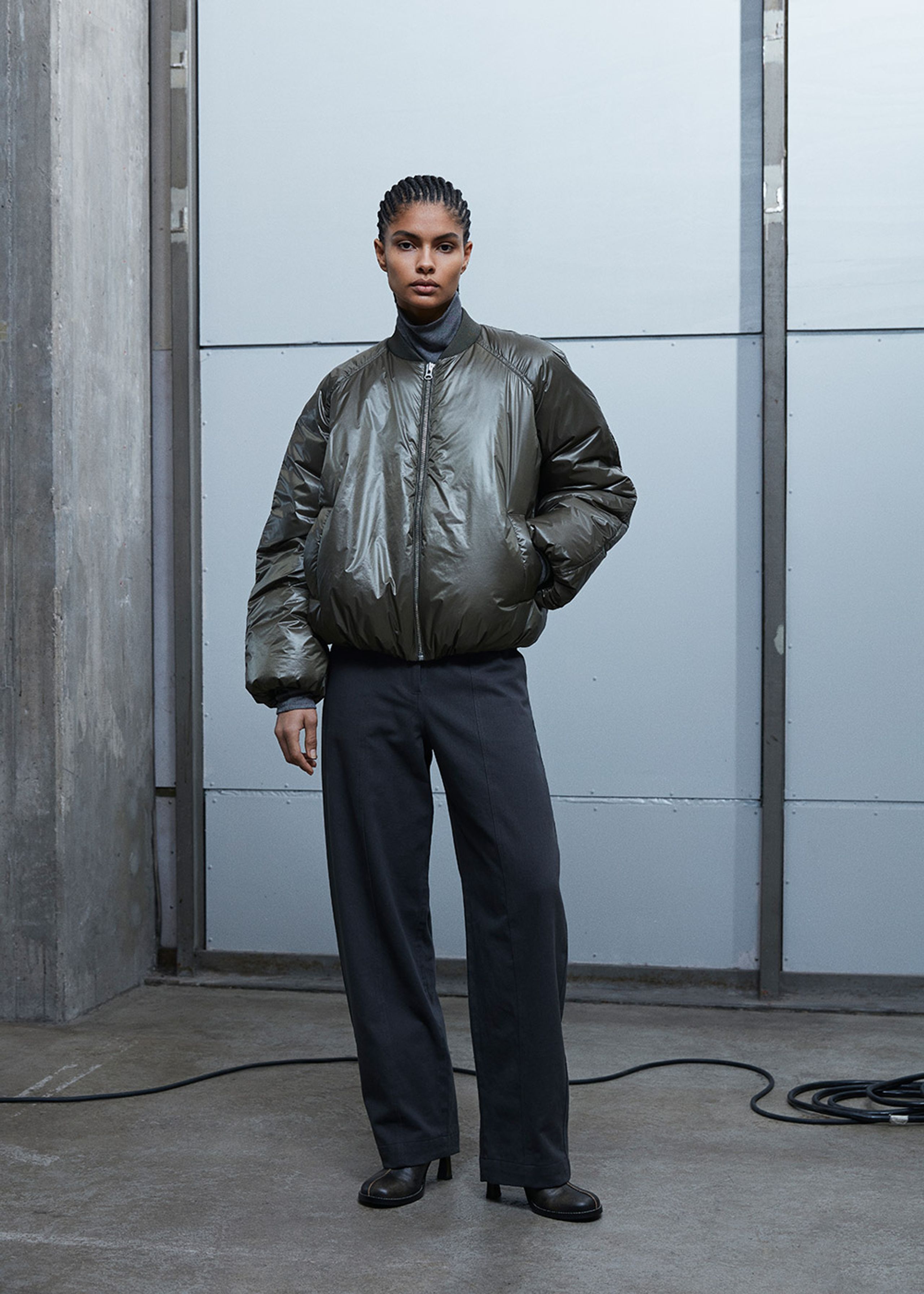 Samsøe & Samsøe - Bunda - SAPaddy Jacket - FOREST NIGHT