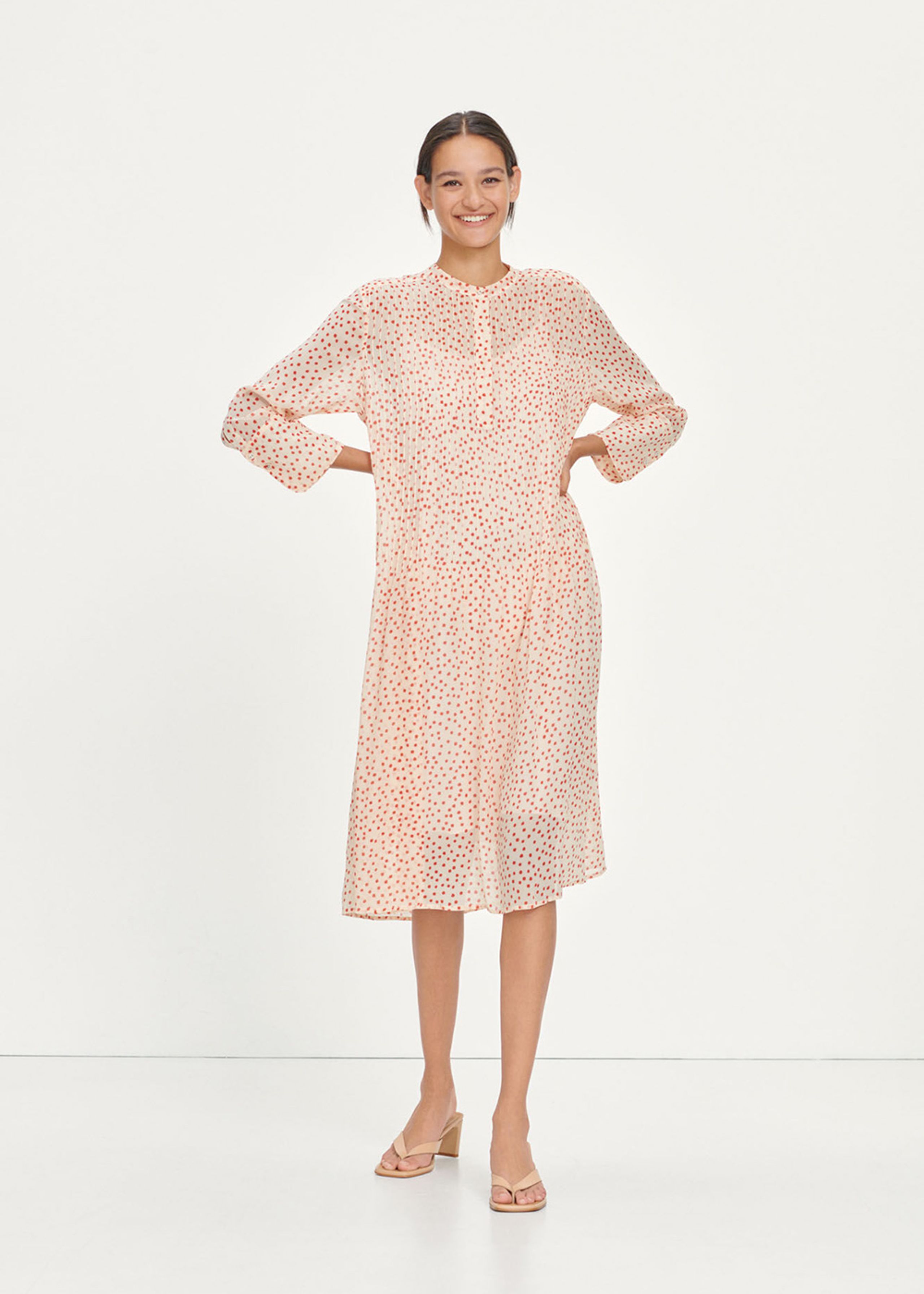 Samsøe & Samsøe - Dress - Elm Shirt Dress SS21 - Pearl Drops