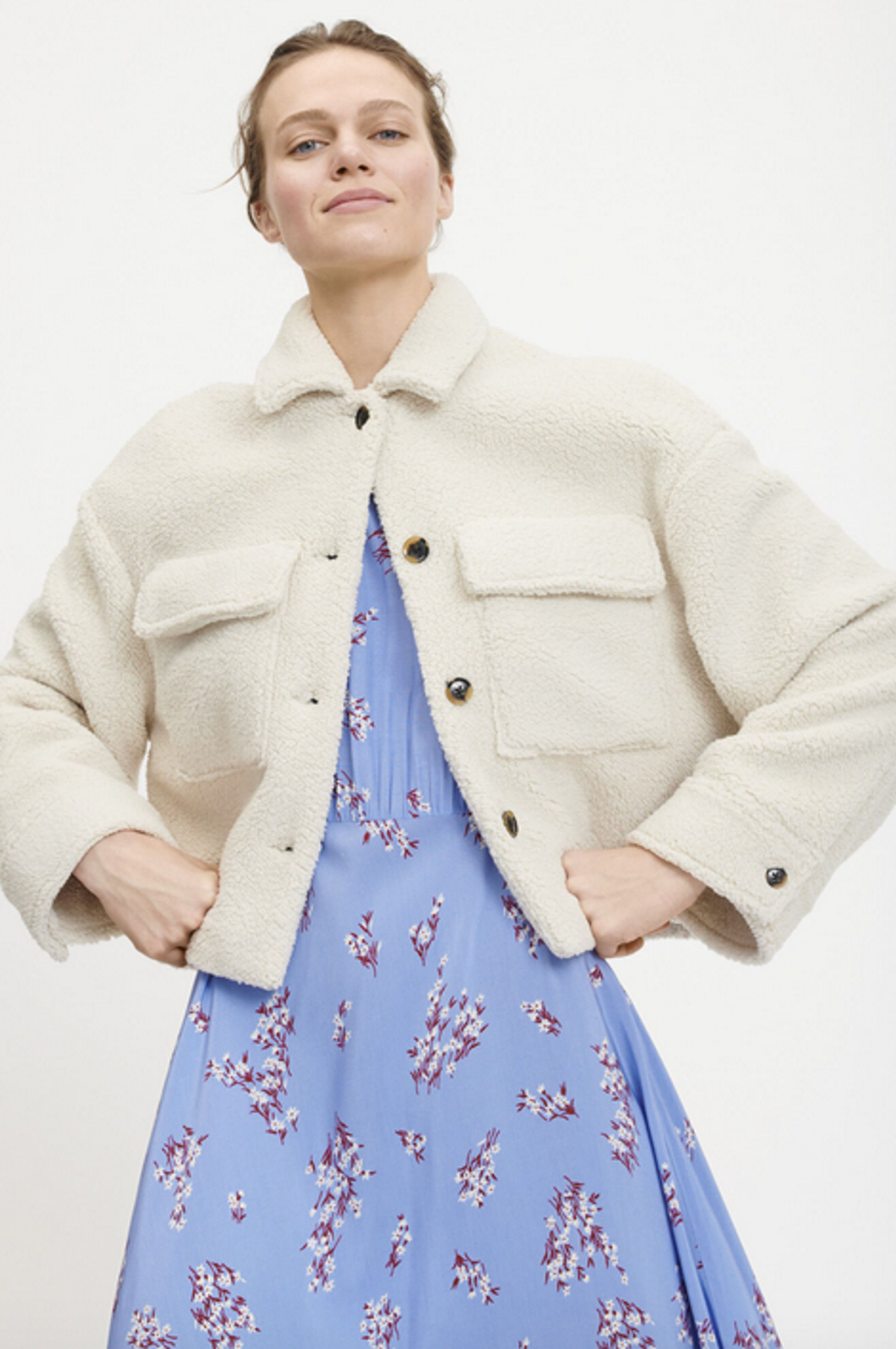 Samsøe & Samsøe - Kleid - Decora Dress - Blue Breeze