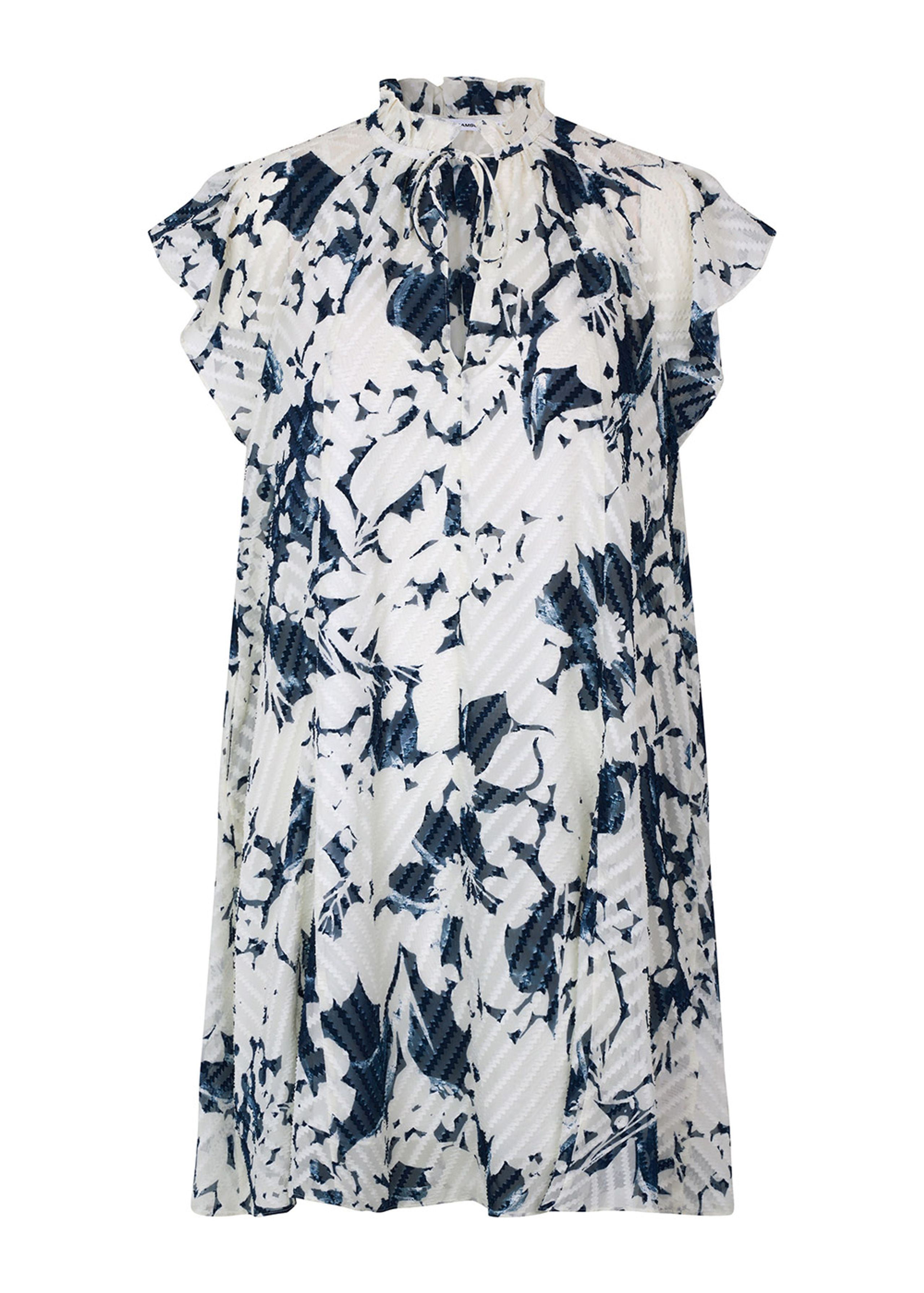 Samsøe & Samsøe - Kleid - Karookh Dress - Flora Blue