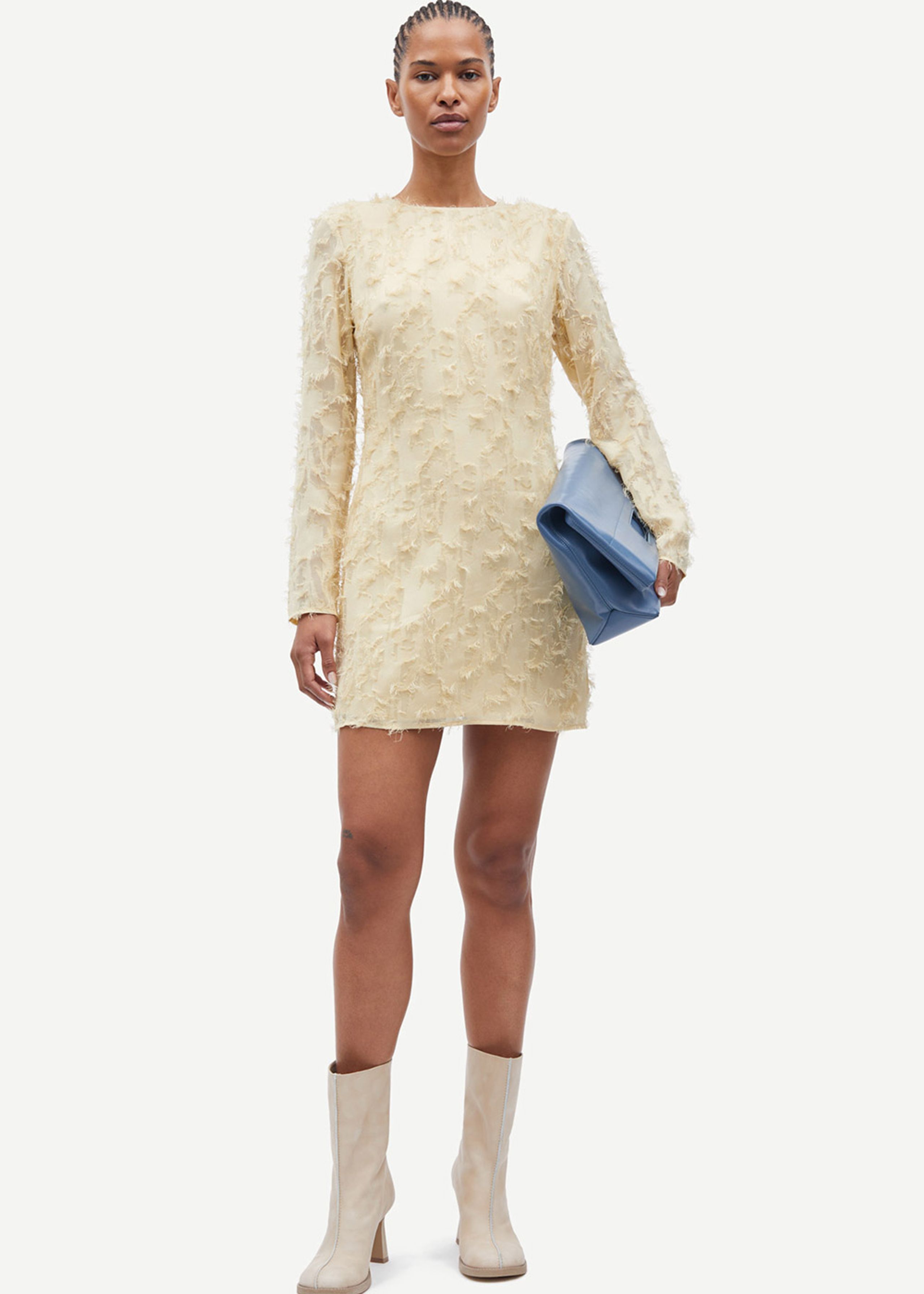 Samsøe & Samsøe - Abito - SACatalpa LS Dress - DUSTY YELLOW