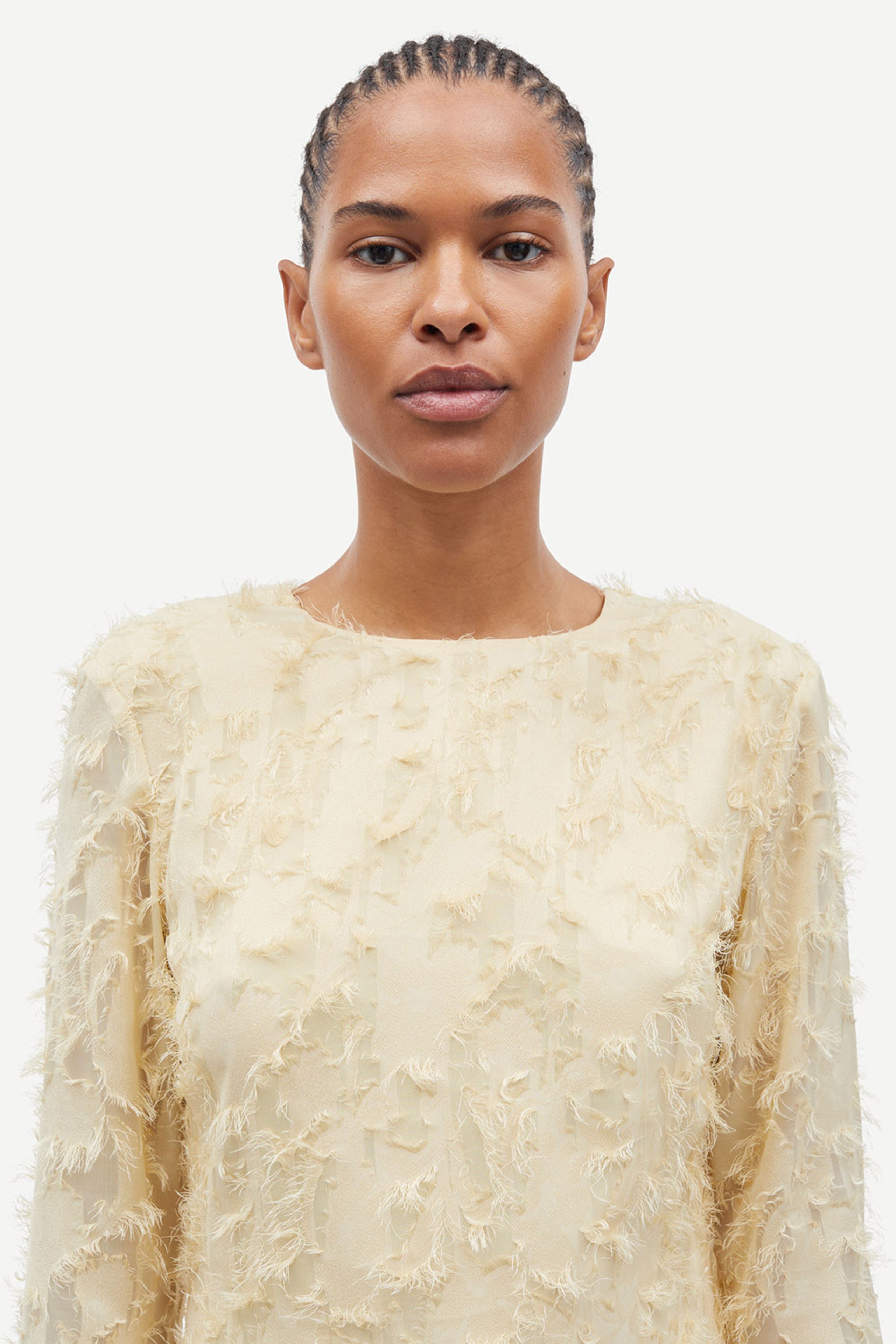 Samsøe & Samsøe - Abito - SACatalpa LS Dress - DUSTY YELLOW