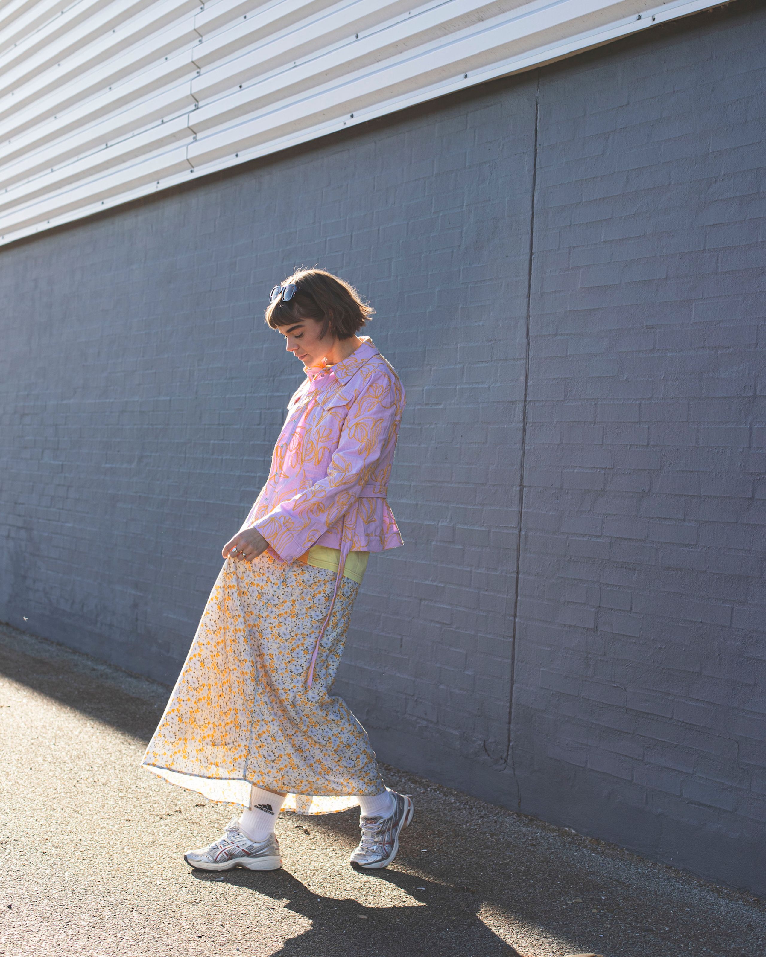 Samsøe & Samsøe - Skirt - Andina Skirt SS22 - Apricot Blossom