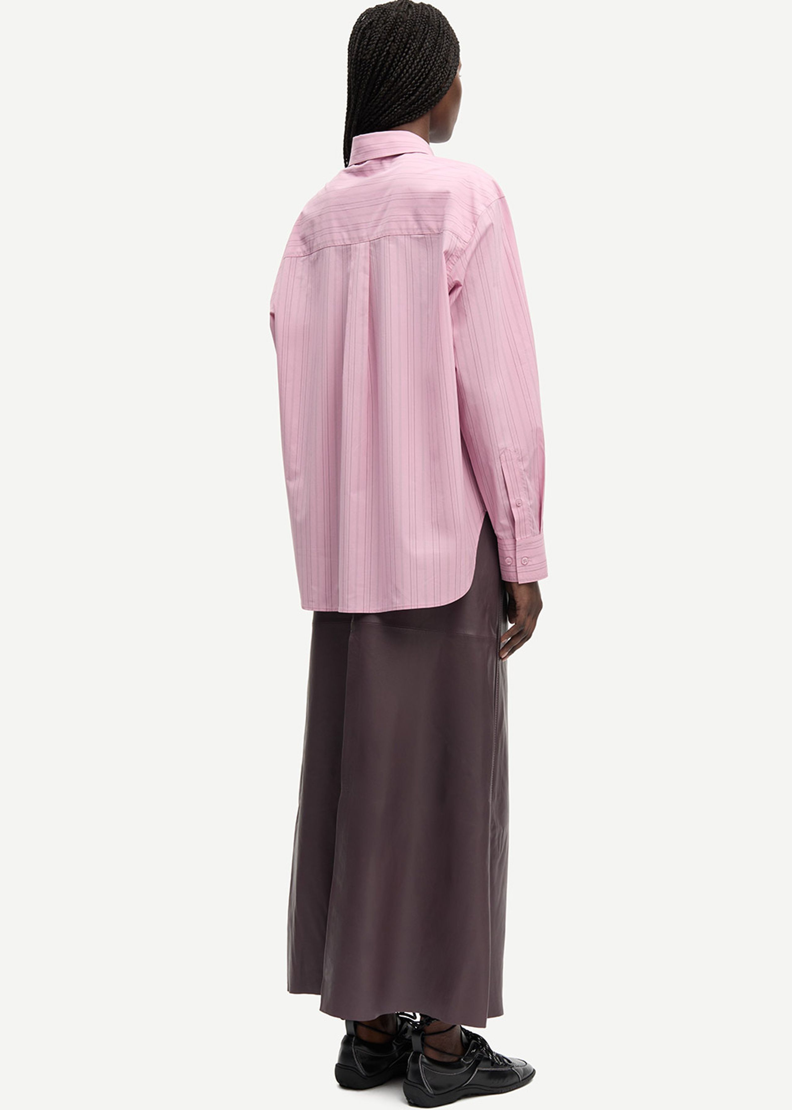 Samsøe Samsøe - Shirt - SALova Pocket Shirt - ORCHID FUDGE ST.