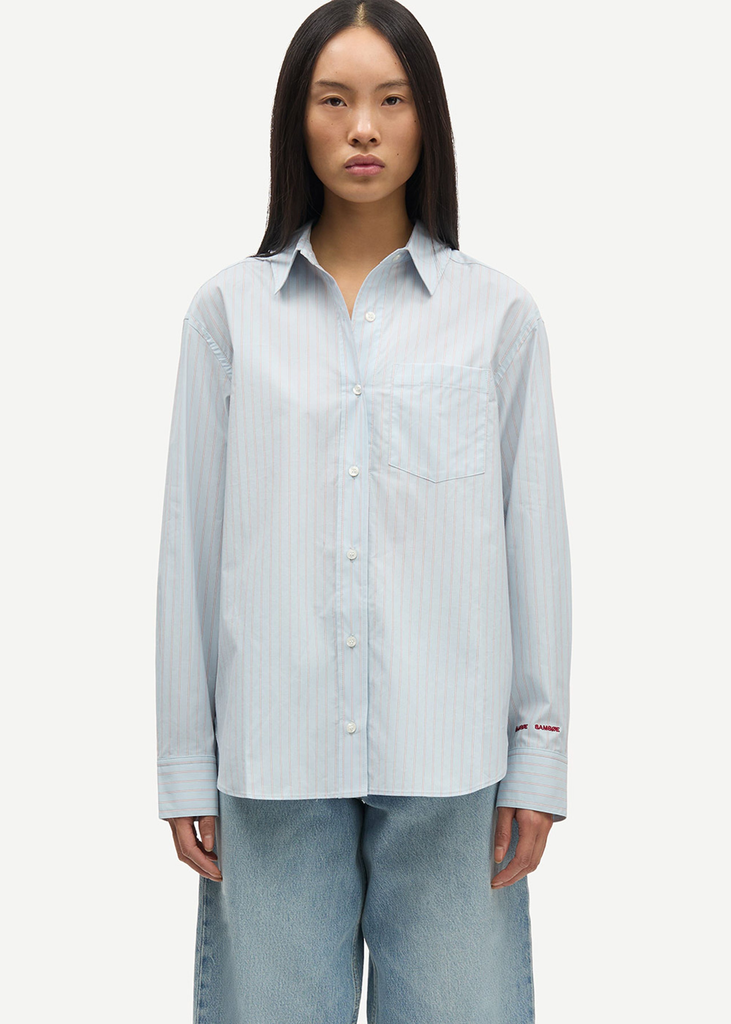 Samsøe Samsøe - Shirt - SALova Pocket Shirt - RUGBY BLUE ST