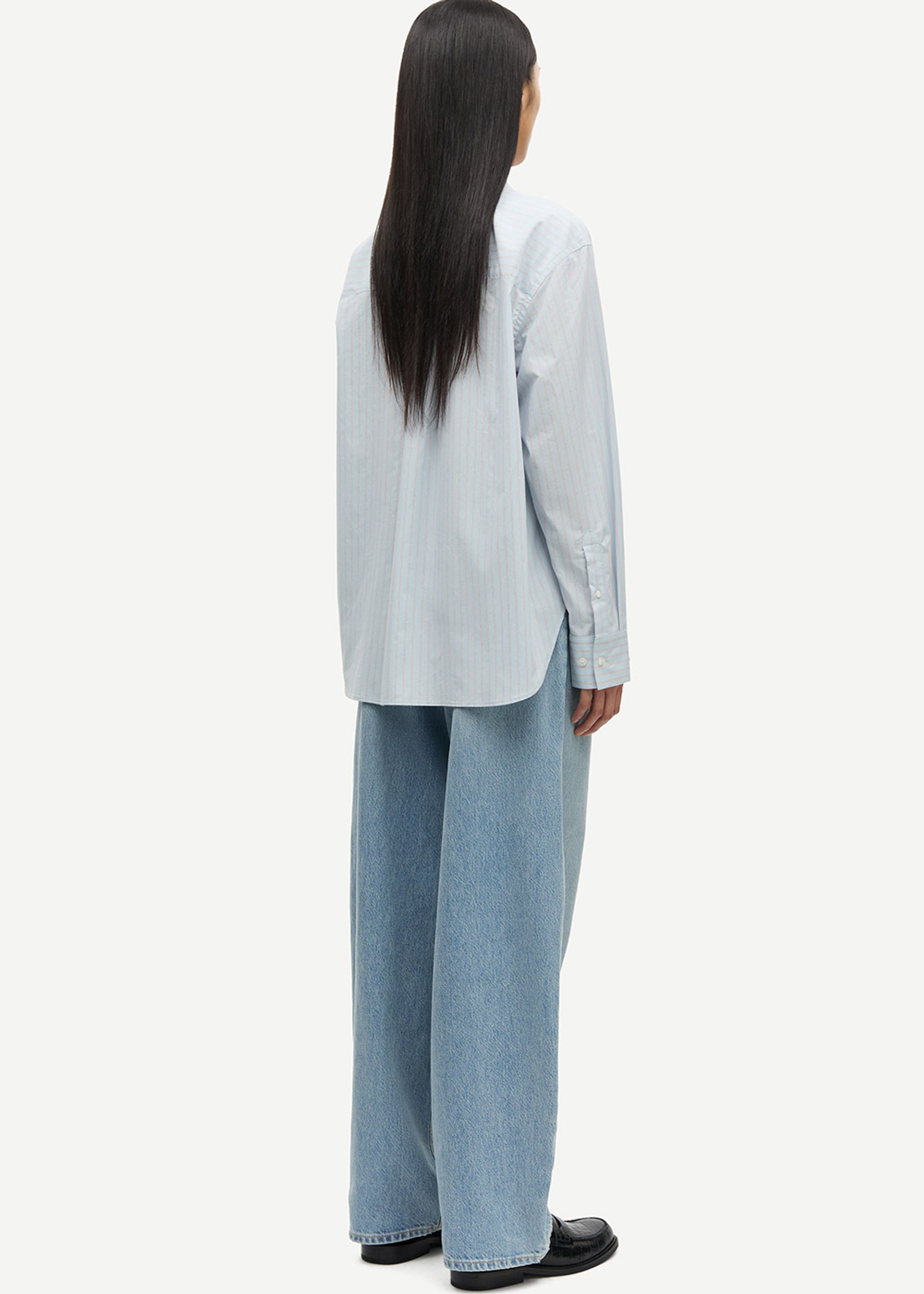 Samsøe Samsøe - Shirt - SALova Pocket Shirt - RUGBY BLUE ST