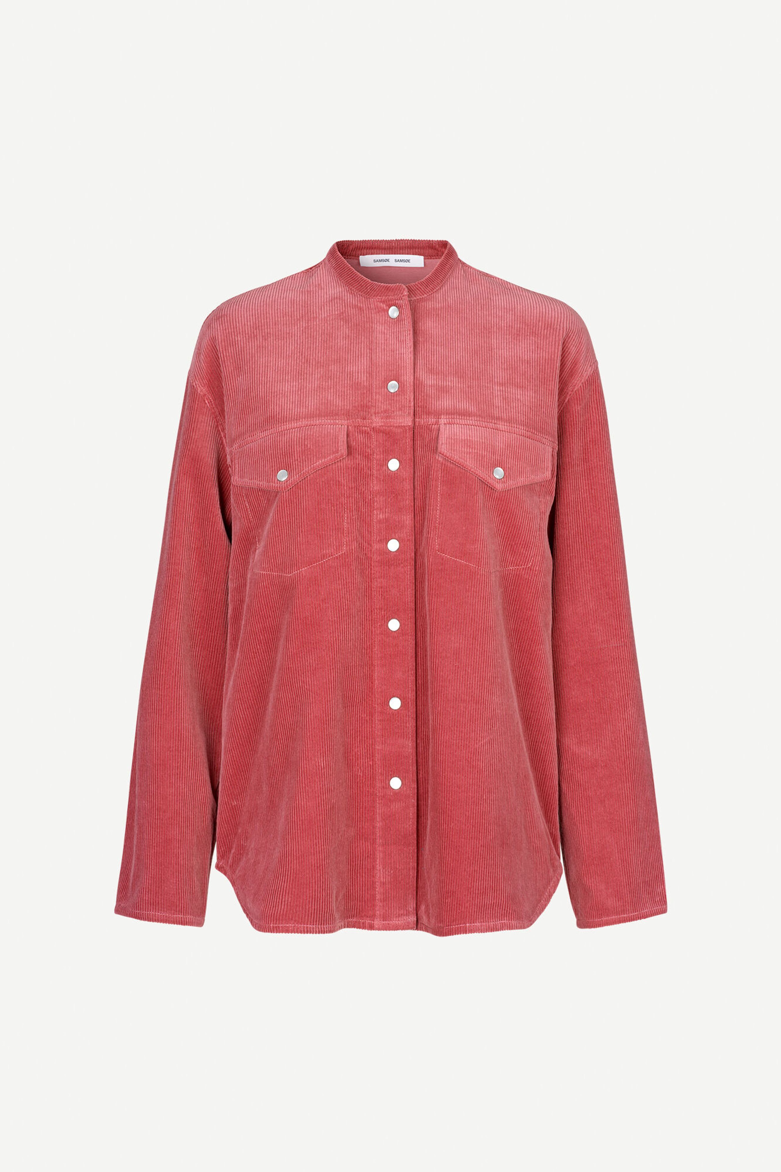 Samsøe & Samsøe - Skjorta - Simonie Shirt - Dark Powder Pink