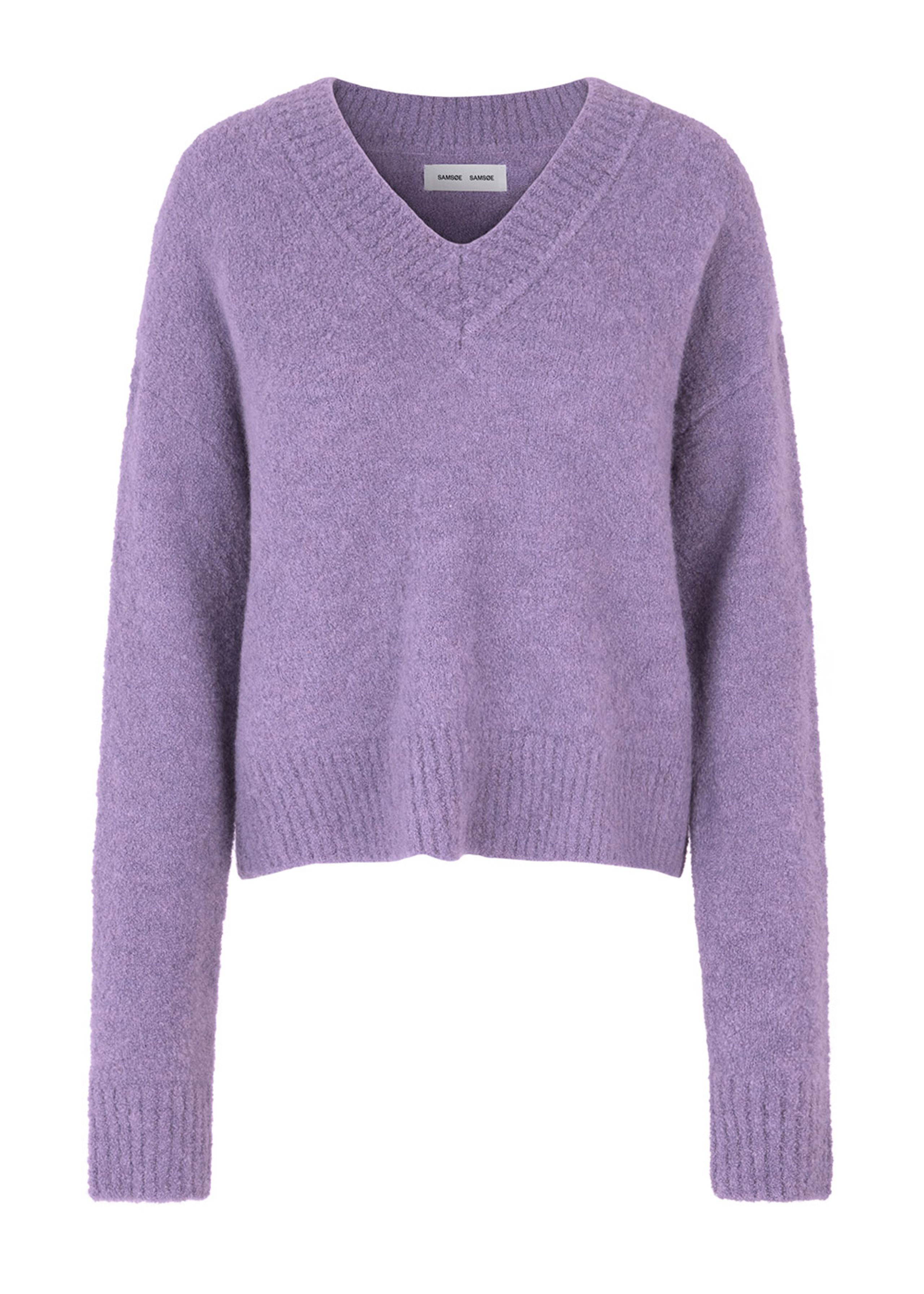 Samsøe & Samsøe - Tricot - Mila V Neck - Orchid Petal