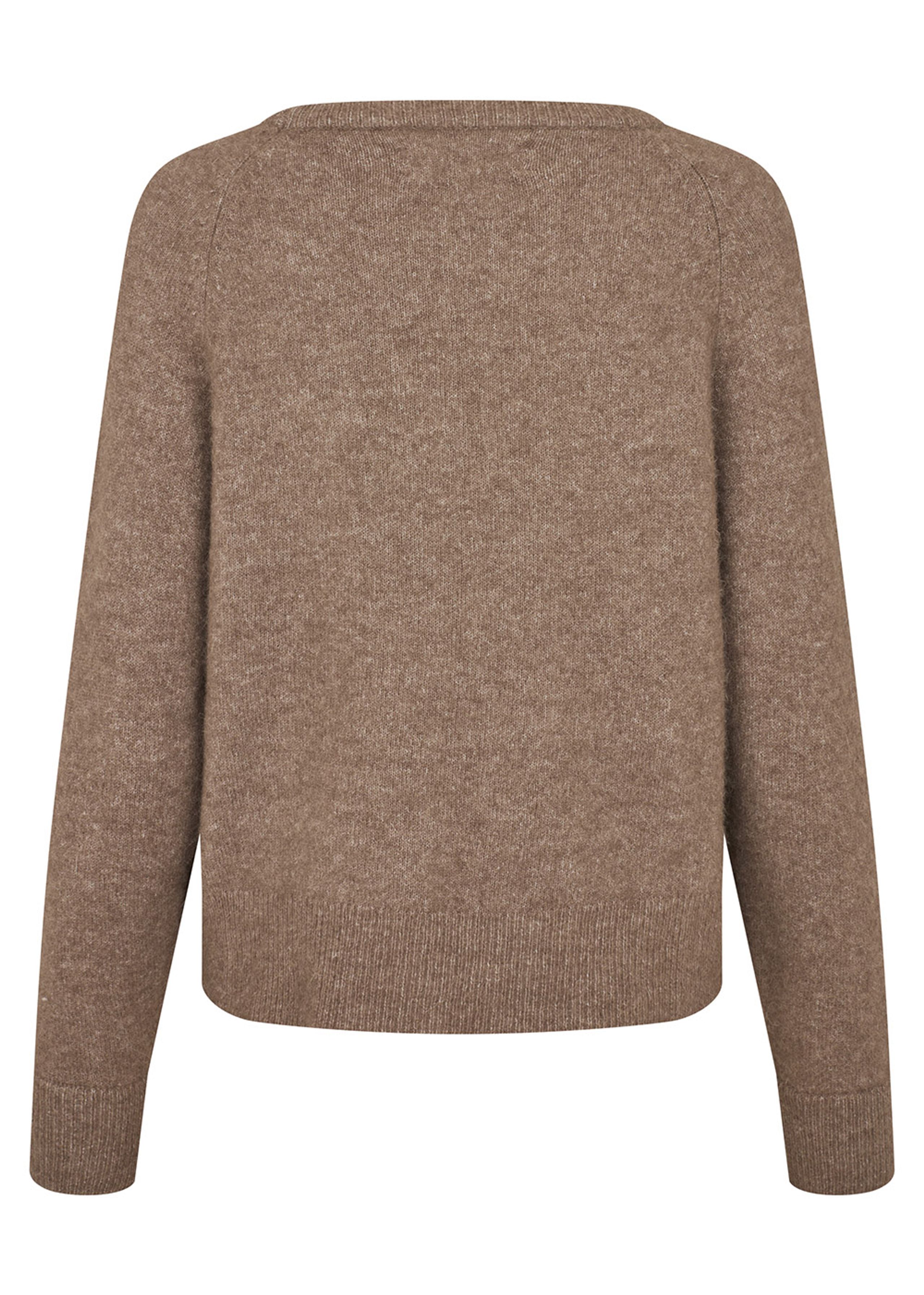 Samsøe Samsøe - Strickware - Nor O-N Short - Fossil