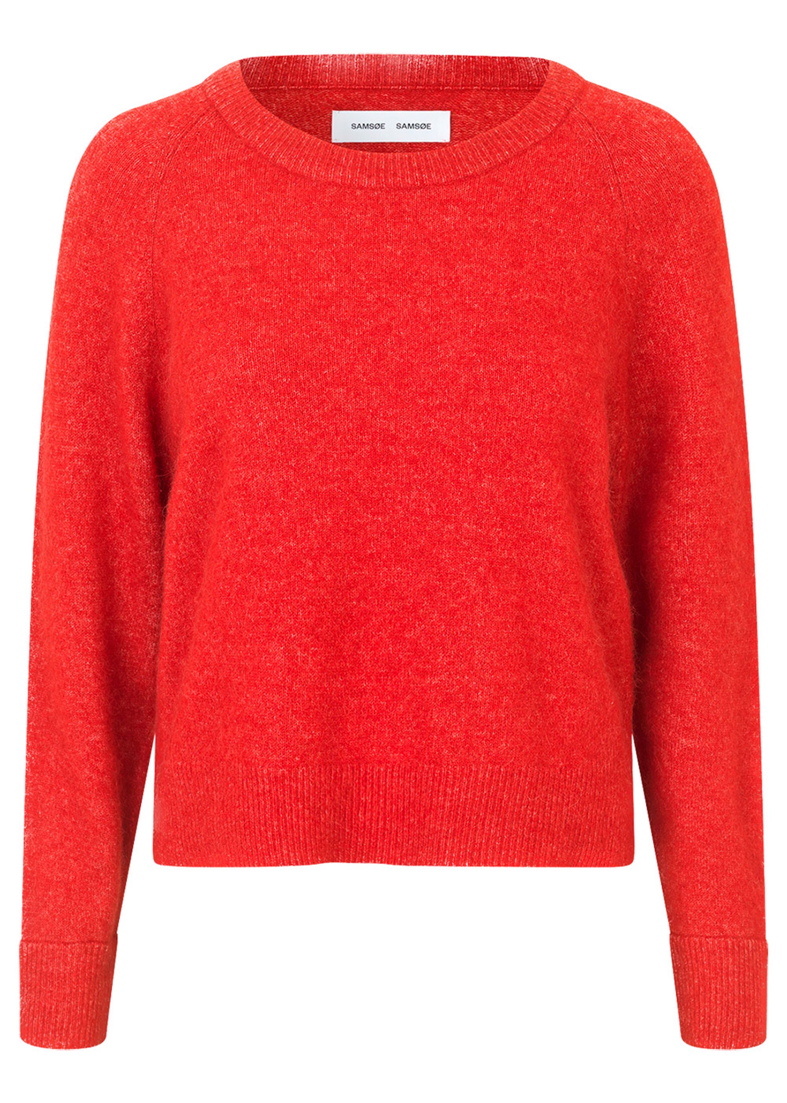 Samsøe & Samsøe - Strik - Nor O-N Short - Scarlet Sage