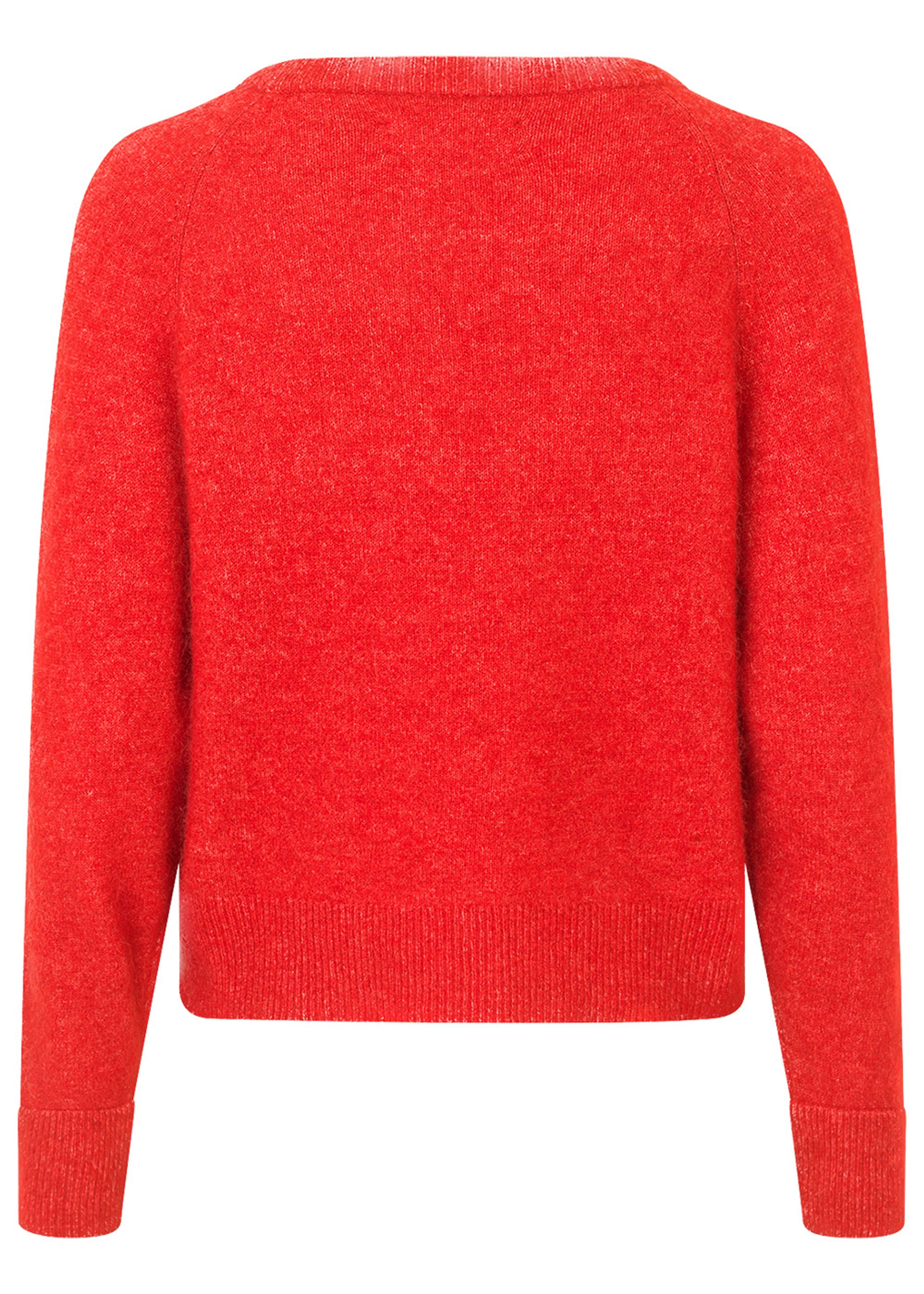 Samsøe & Samsøe - Strik - Nor O-N Short - Scarlet Sage