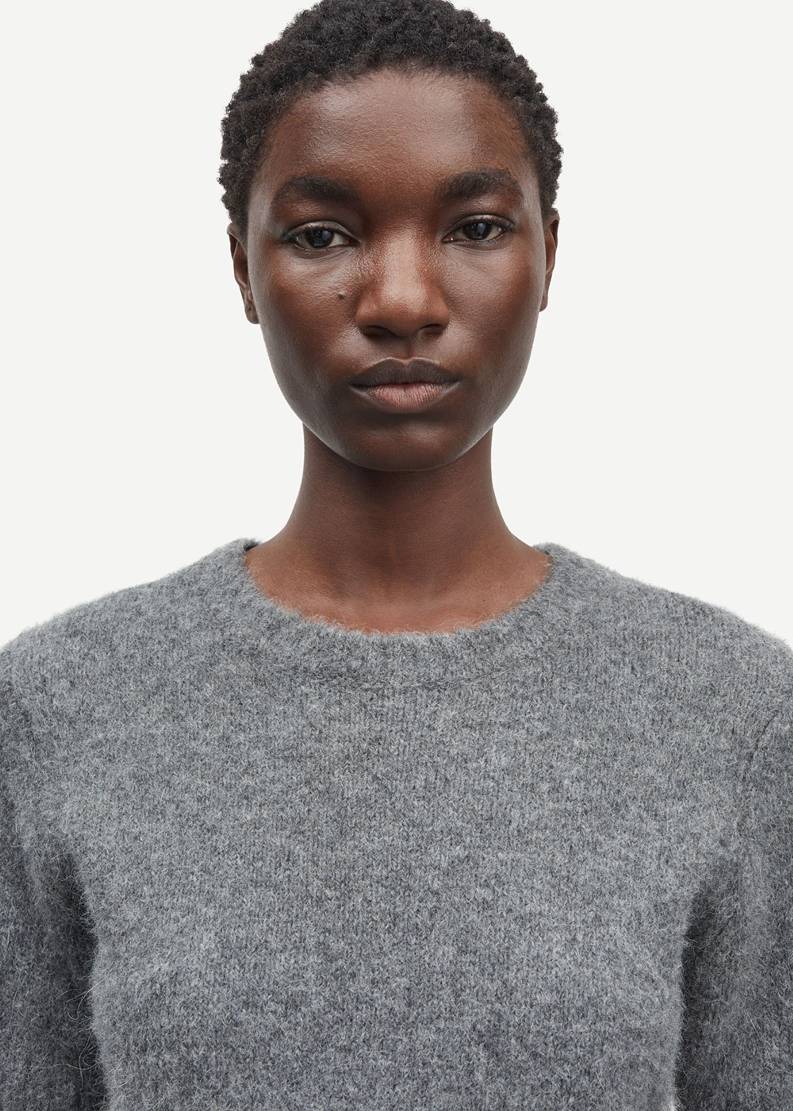 Samsøe & Samsøe - Strickware - SAJeanne Top - Iron Gate