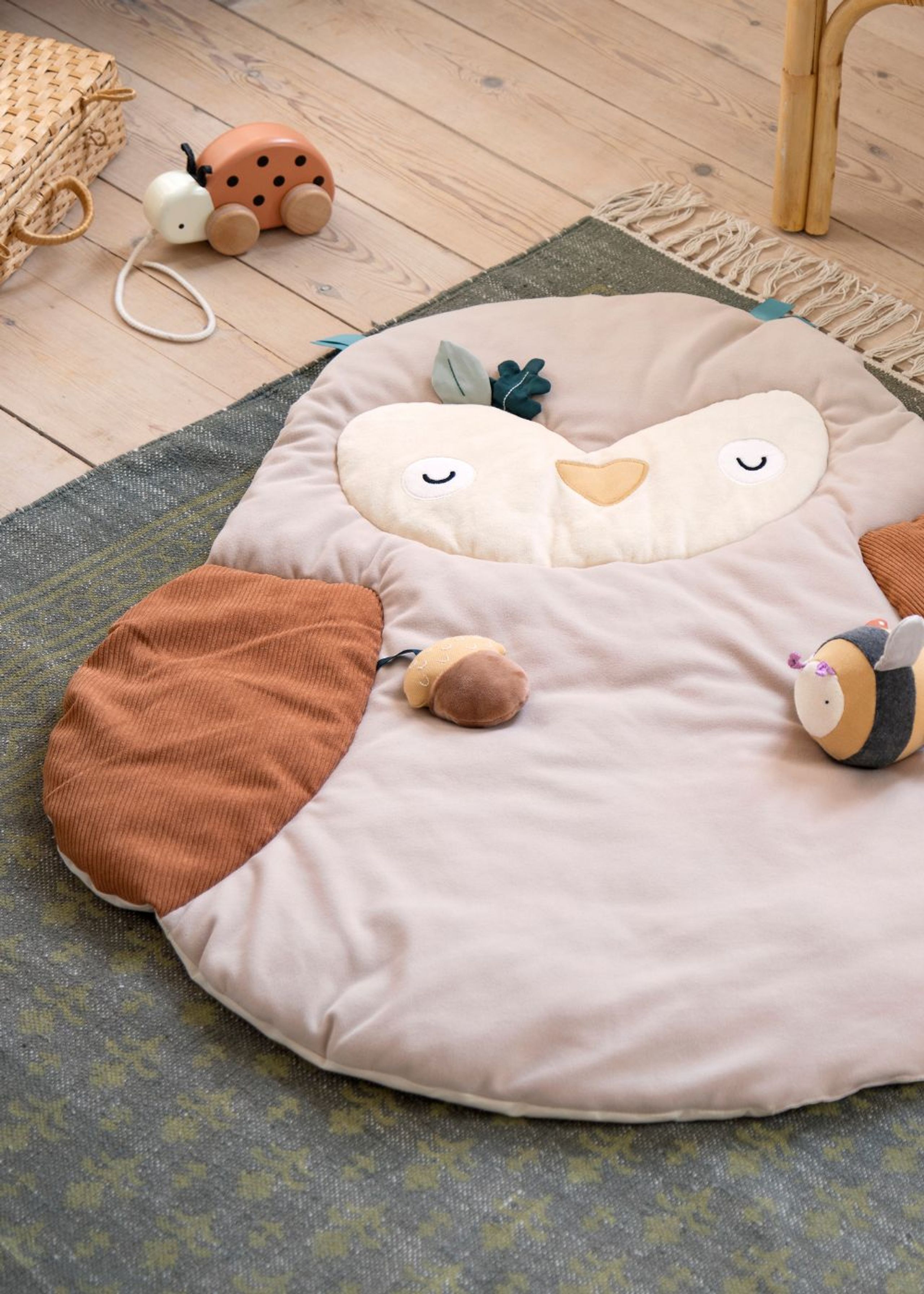 Sebra - Aktivitätsdecke - Activity Play Mat - Blinky the Owl