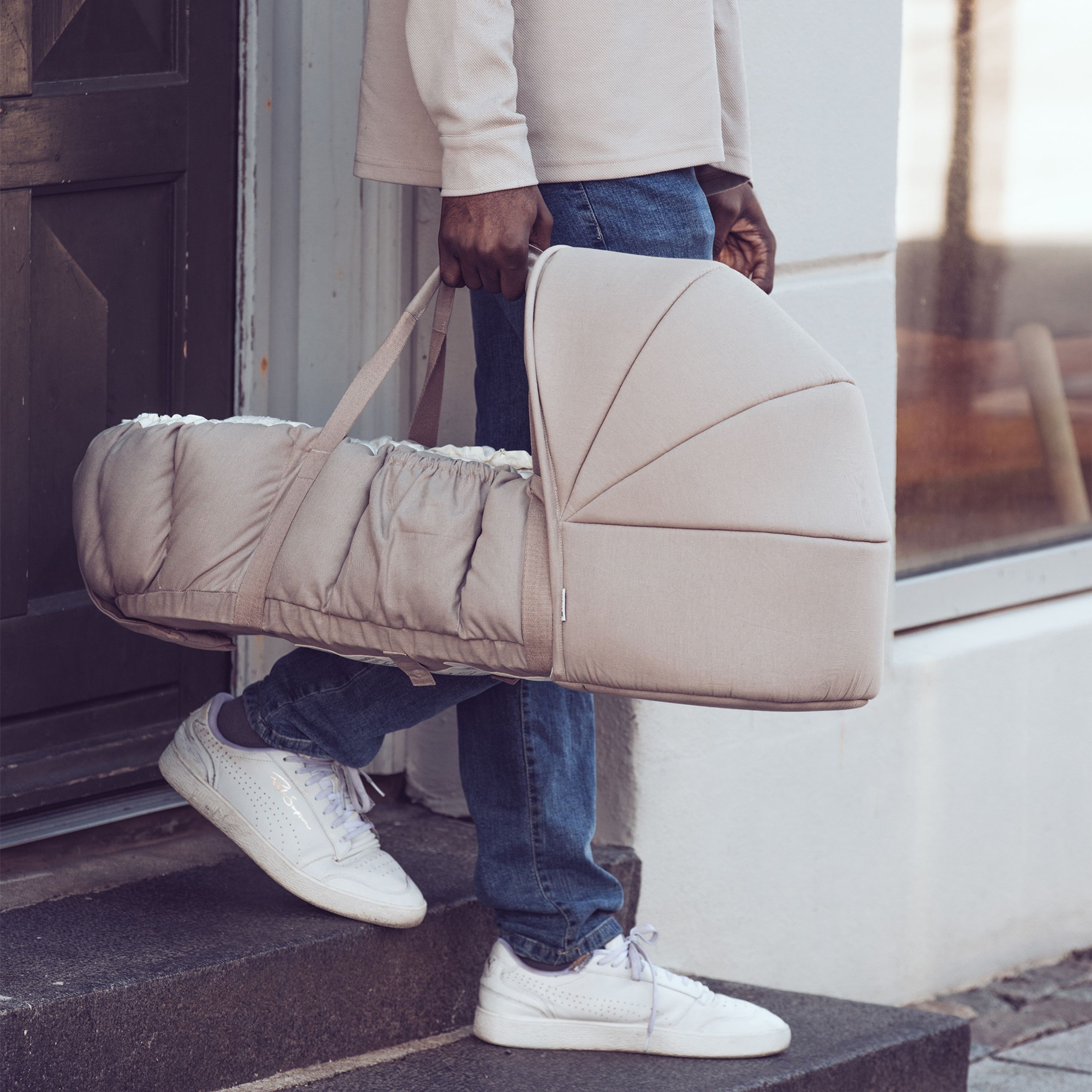 Sebra - Baby Nest - Hood for 3-in-1 Baby Nest - Jetty Beige