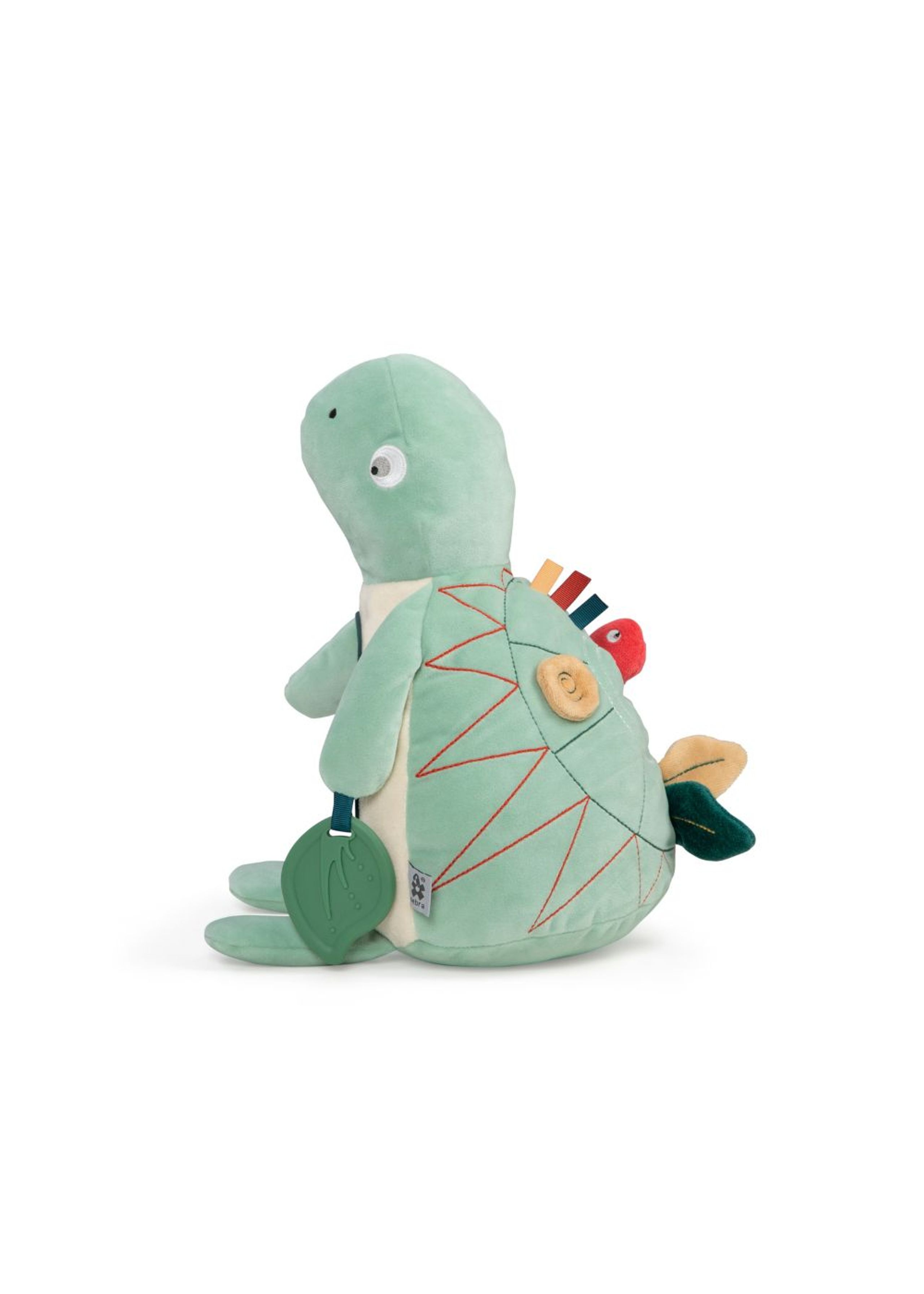 Sebra - Stuffed Animal - Activity Toy - Turbo The Turtle - Green