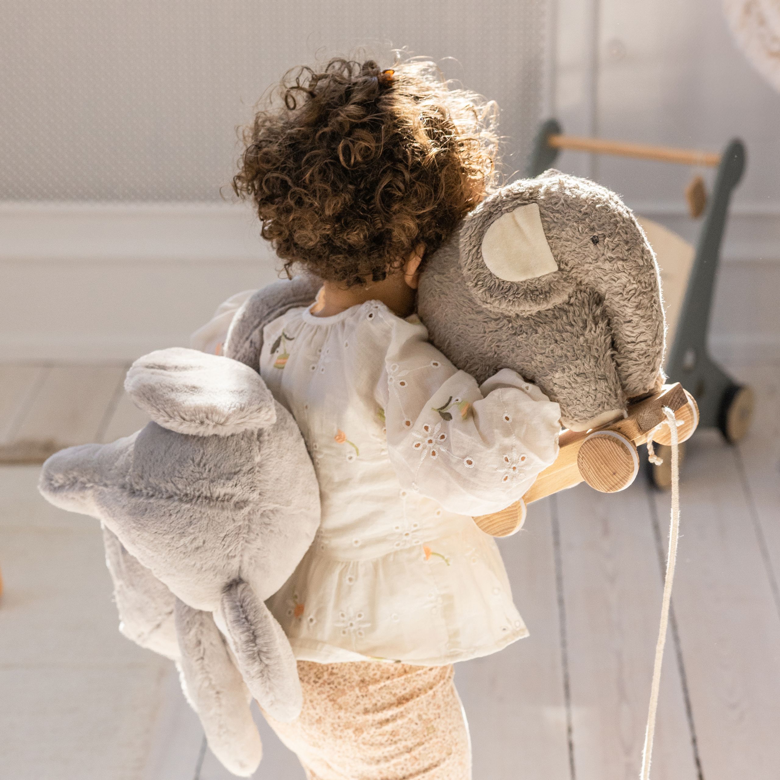 Sebra - Plüschtier - Pull-toy, Fanto - Grey