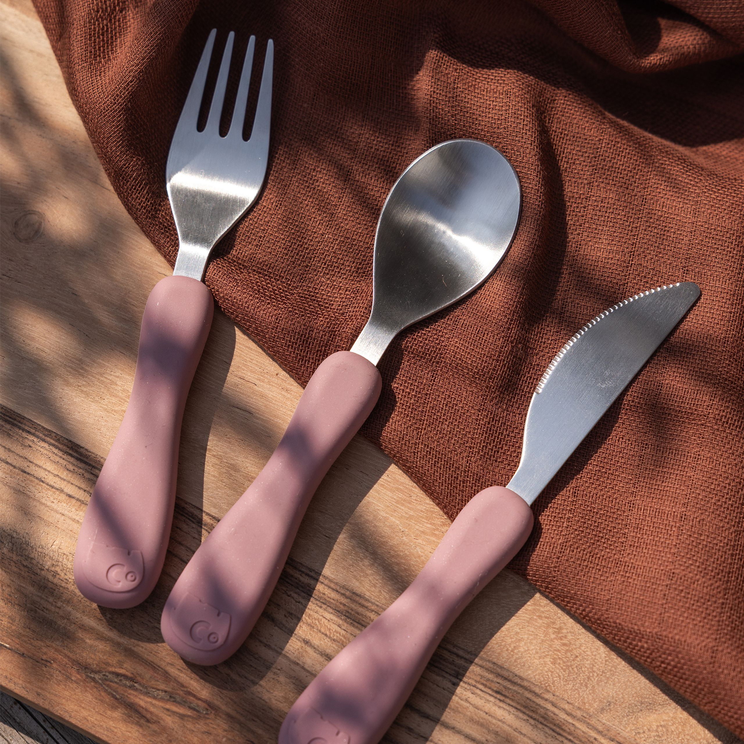Sebra - Children's cutlery - Cutlery - Vintage rose