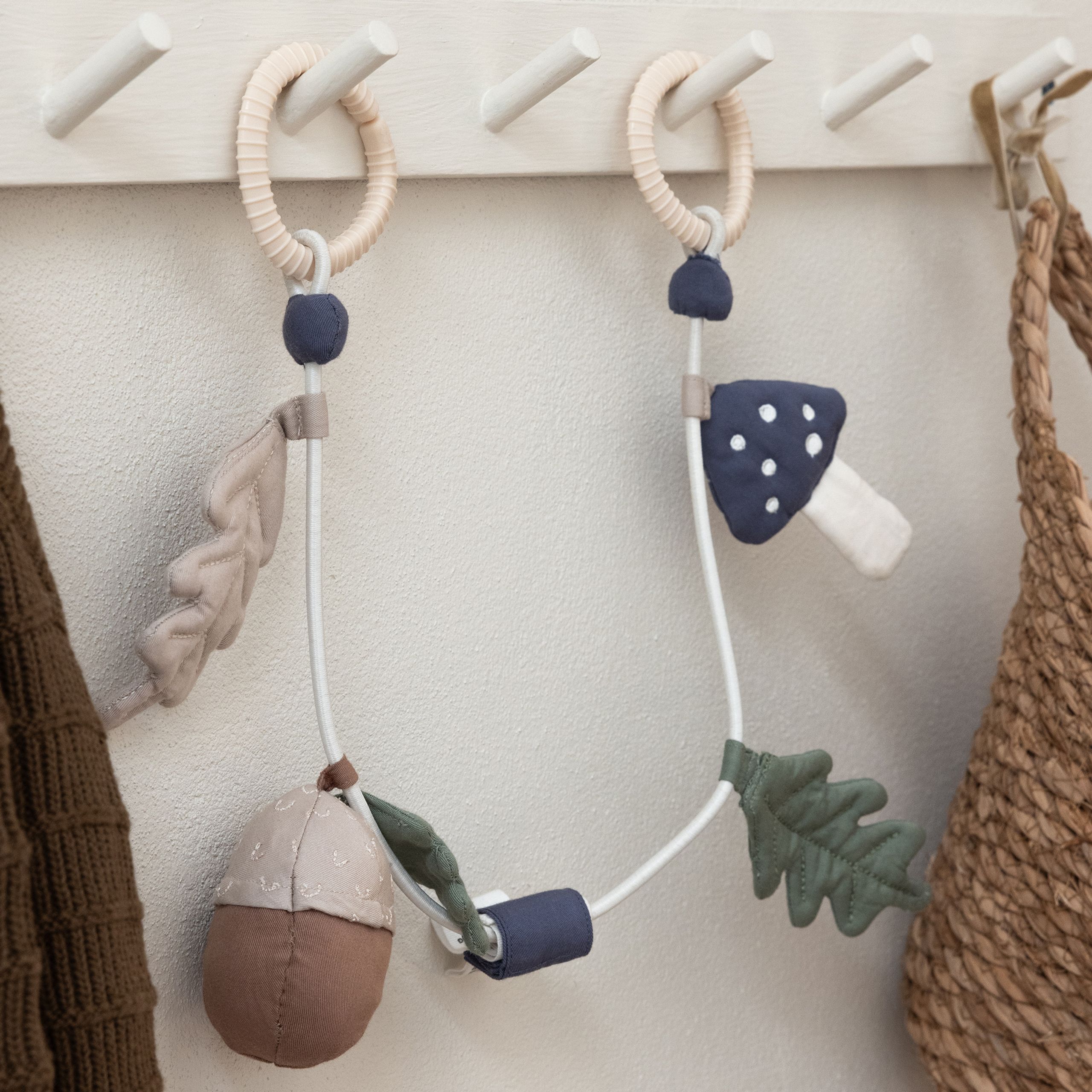 Sebra - Kindermatratze - Pram Chain - Leaf/mushroom/acorn